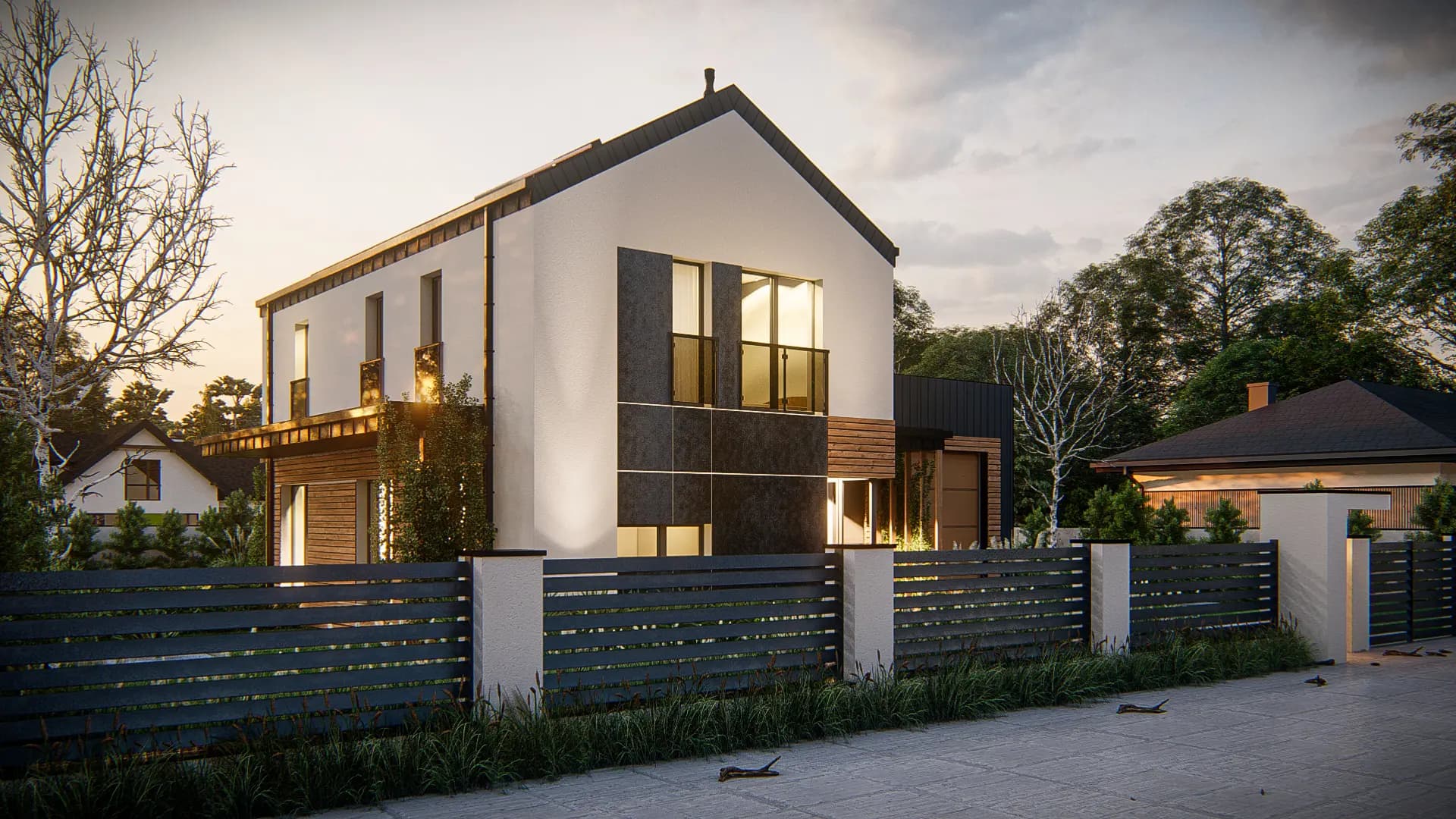 Nowoczesny FDPL-Z414 - widok z boku