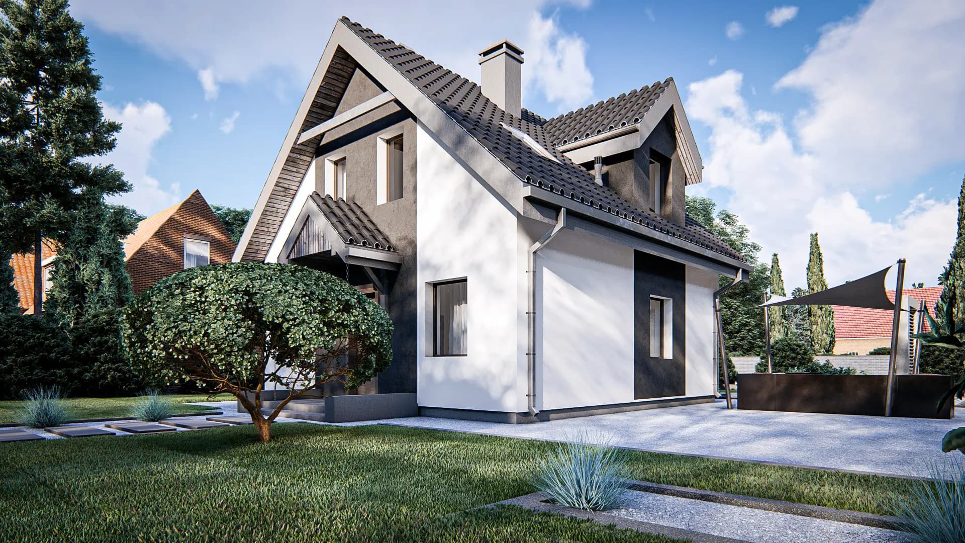 Nowoczesny FDPL-Z1D - widok z boku