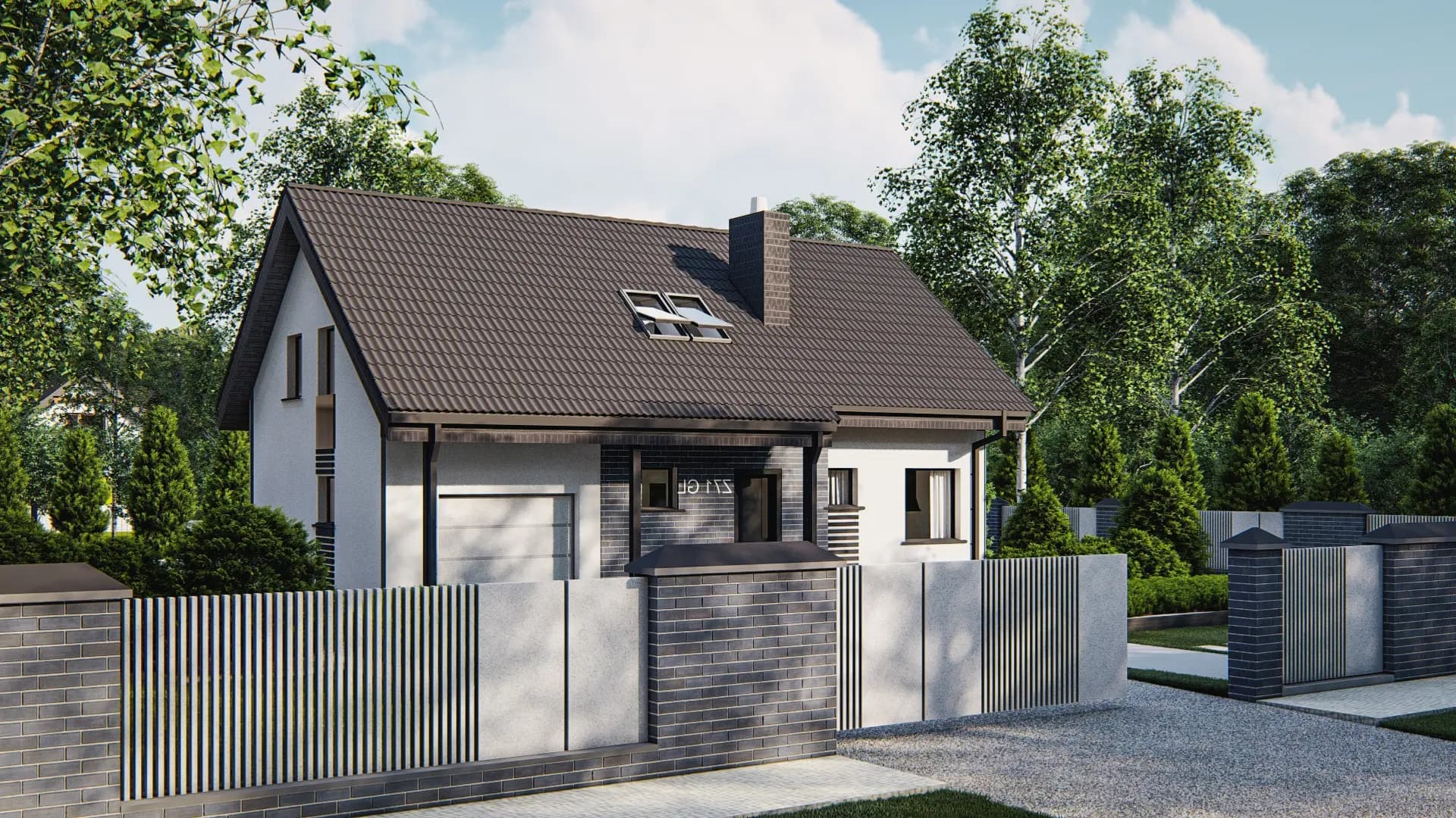 Nowoczesny FDPL-Z71 GL - widok z boku