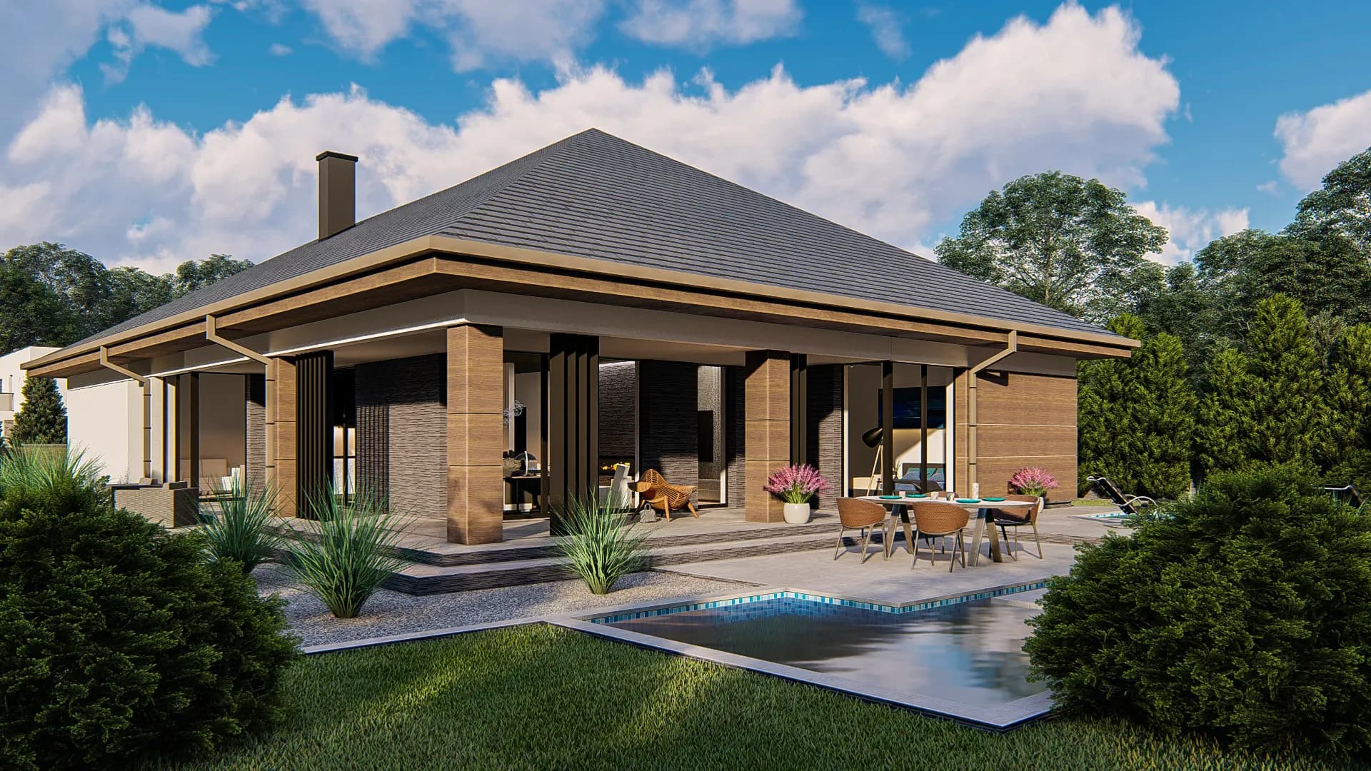 Nowoczesny FDPL-Z411 - widok z boku