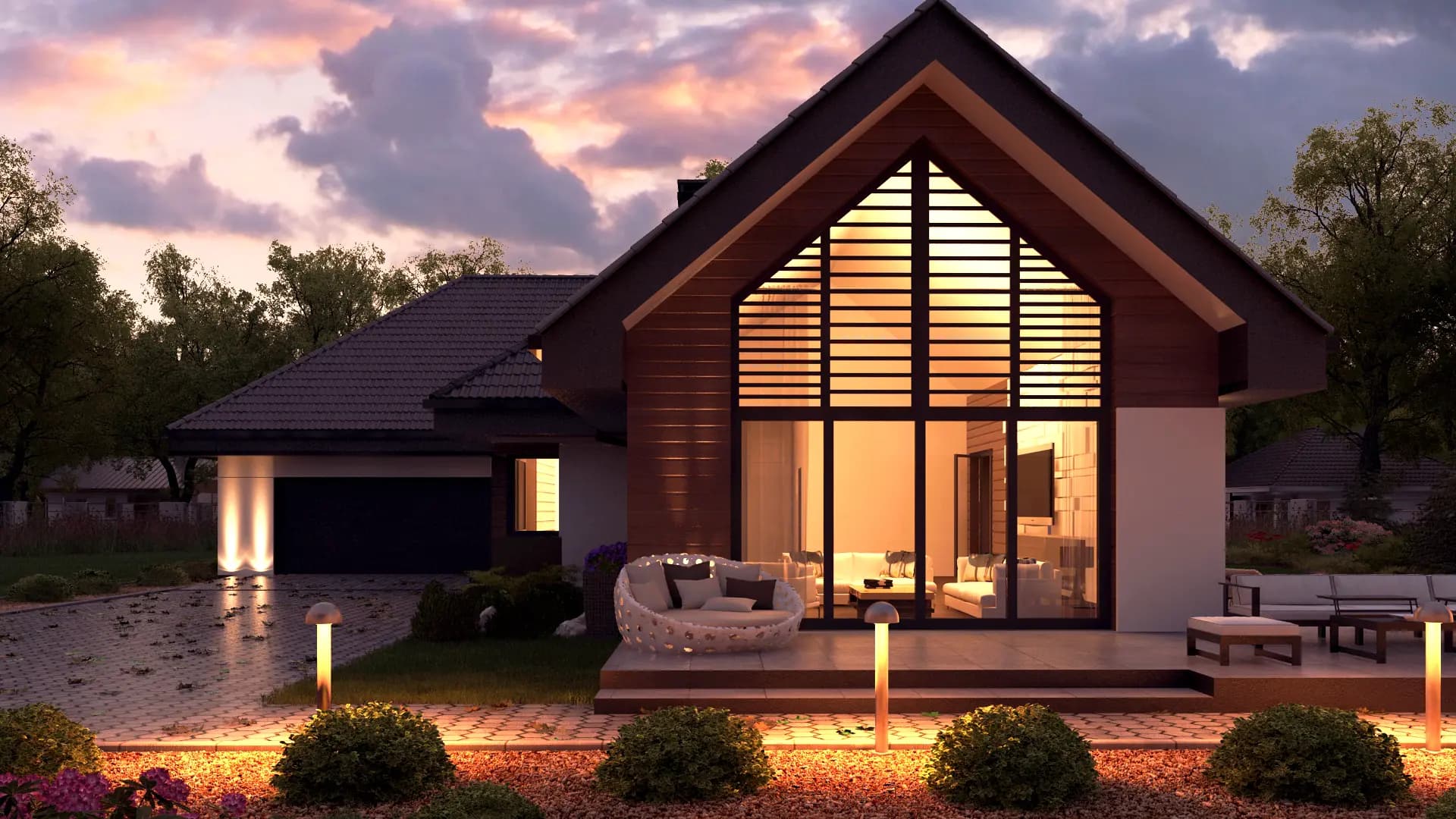 Nowoczesny FDPL-Z402 B+ - widok z boku