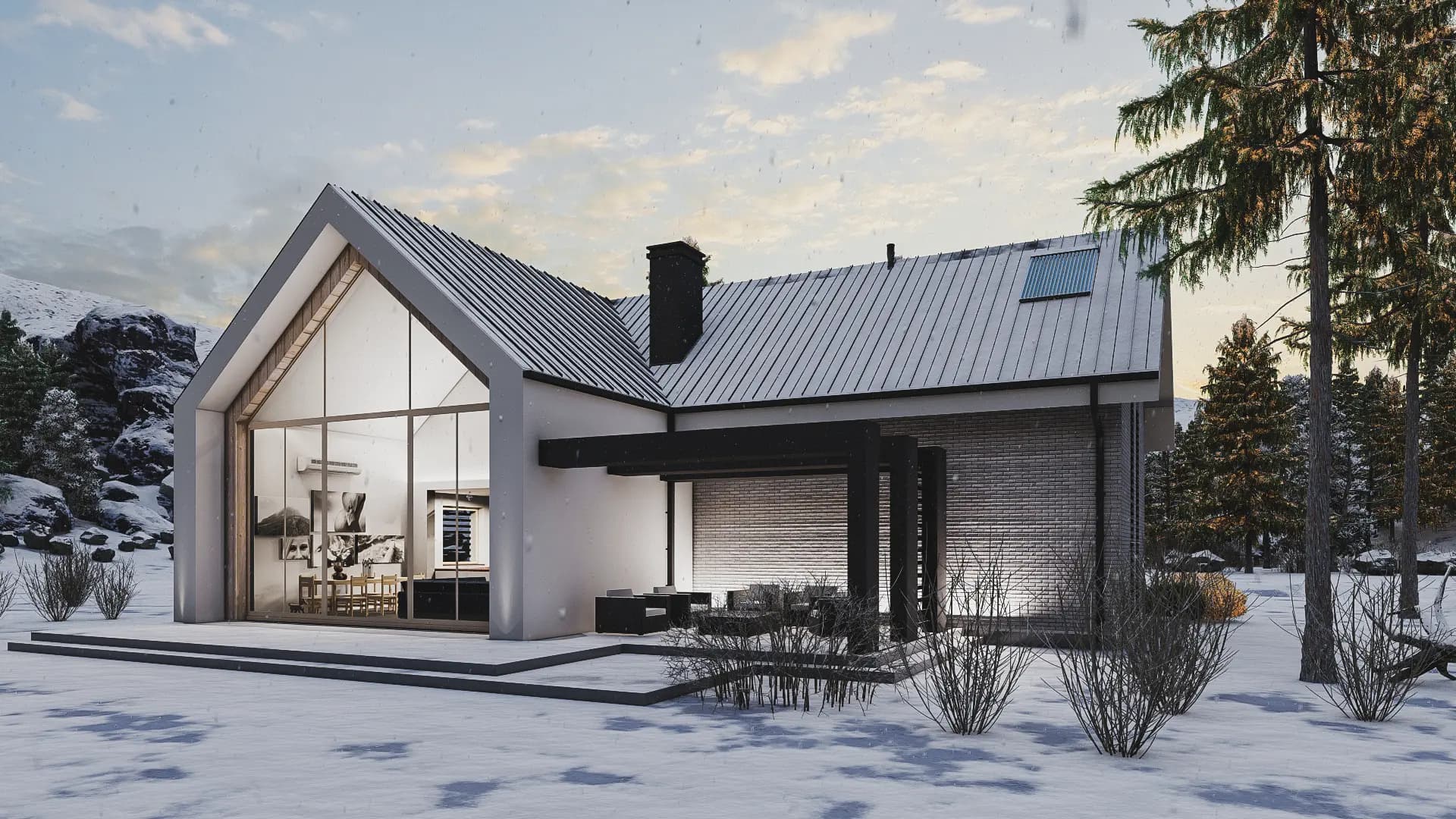 Nowoczesny FDPL-Z357 - widok z boku