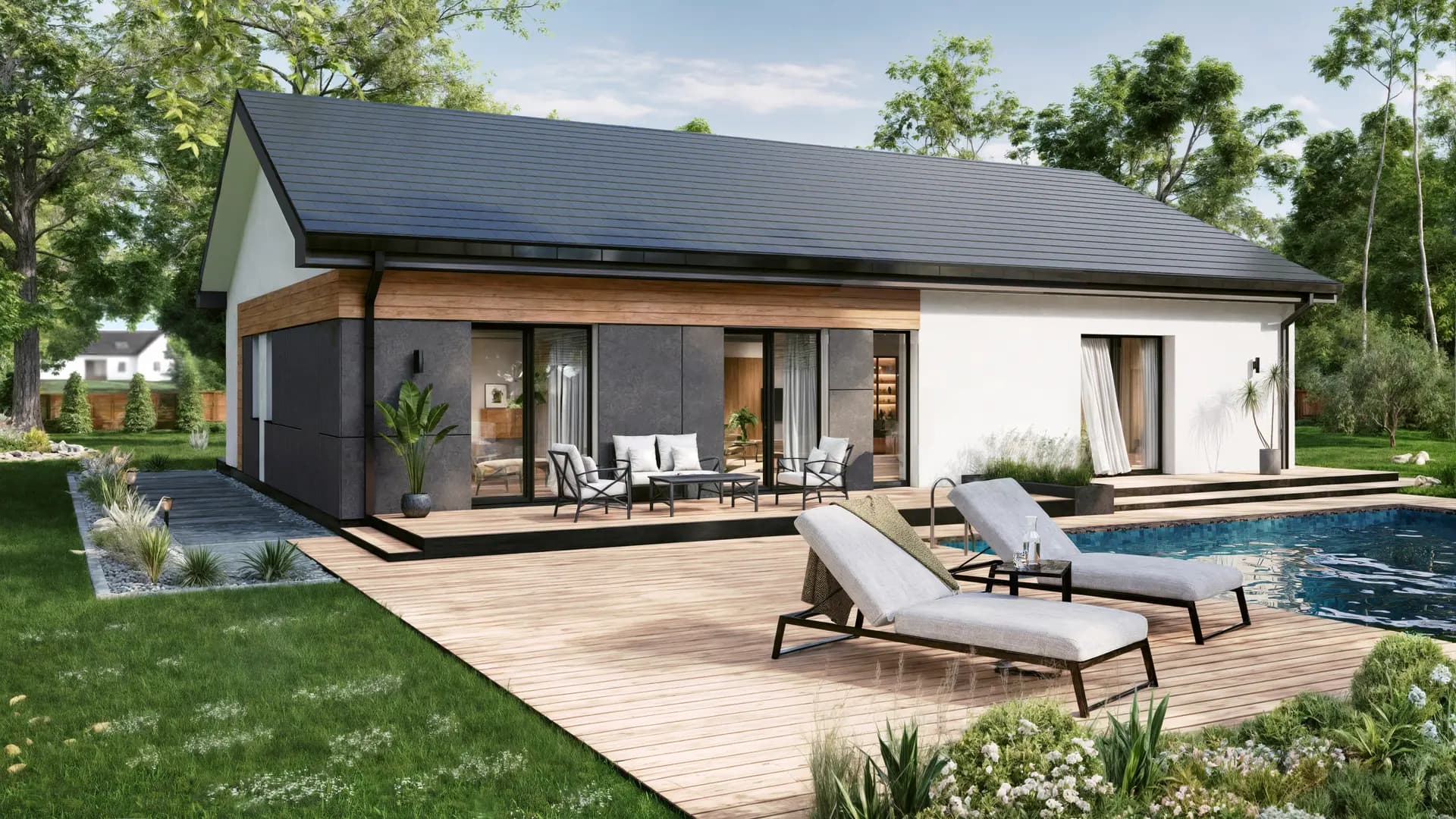 Nowoczesny FDPL-Z349 b - widok z przodu