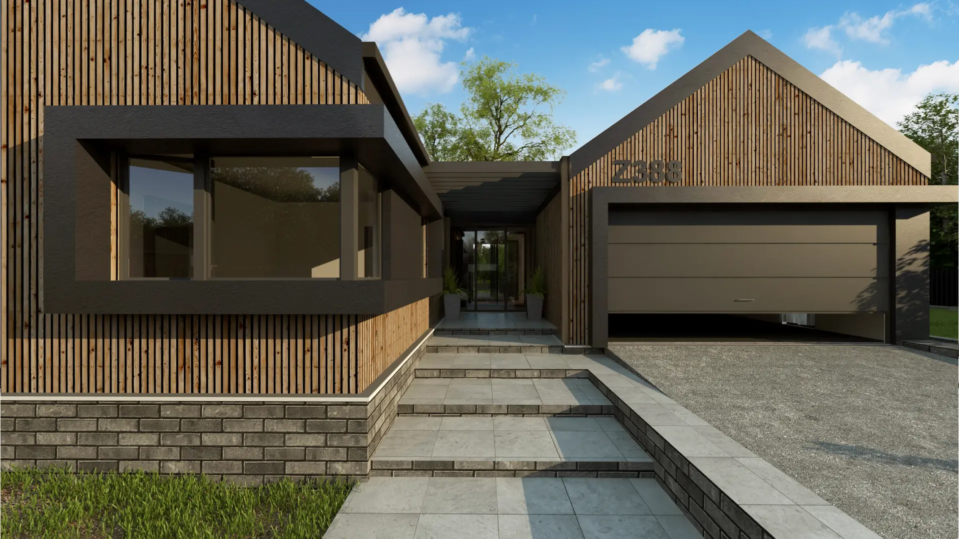 Nowoczesny FDPL-Z388 - widok z boku