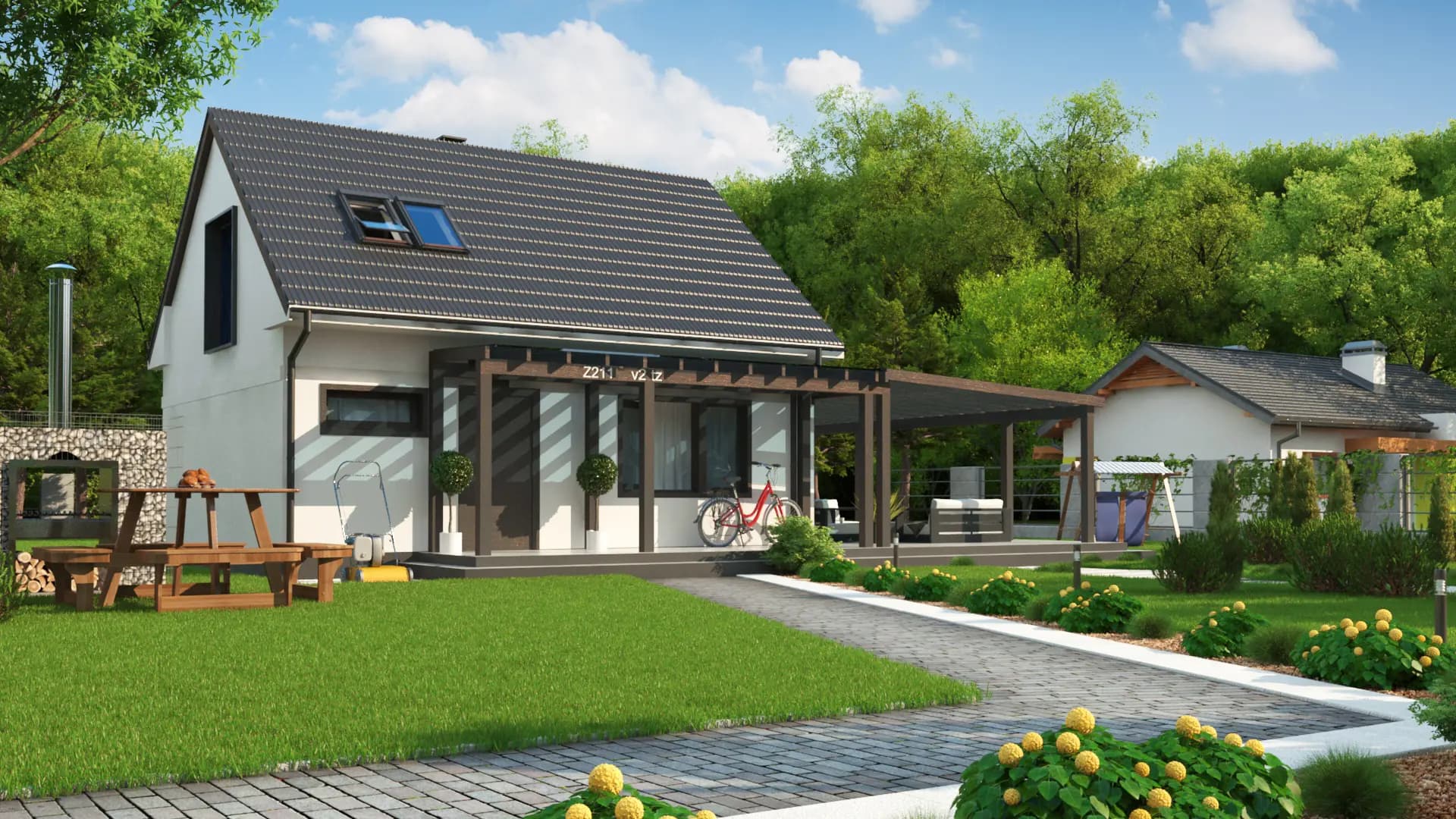 Nowoczesny FDPL-Z211 v2 tz - widok z przodu