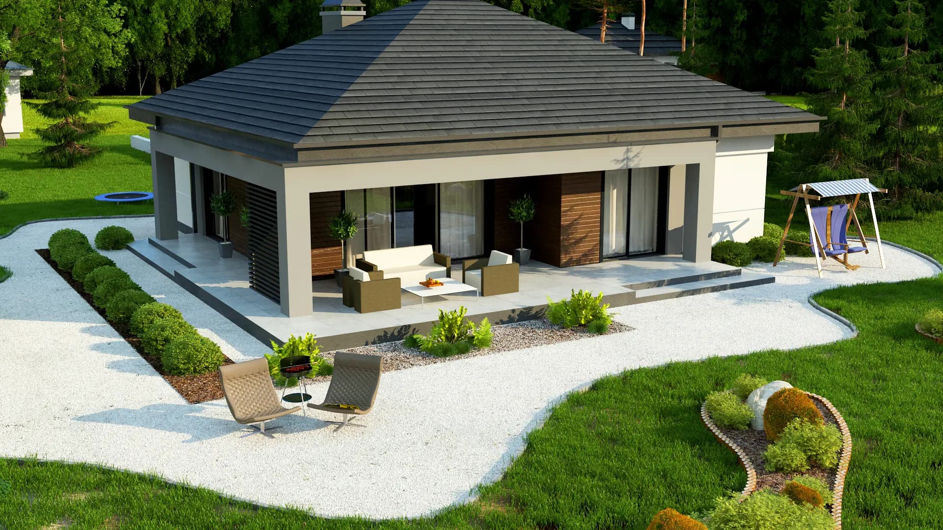 Nowoczesny FDPL-Z377 - widok z boku