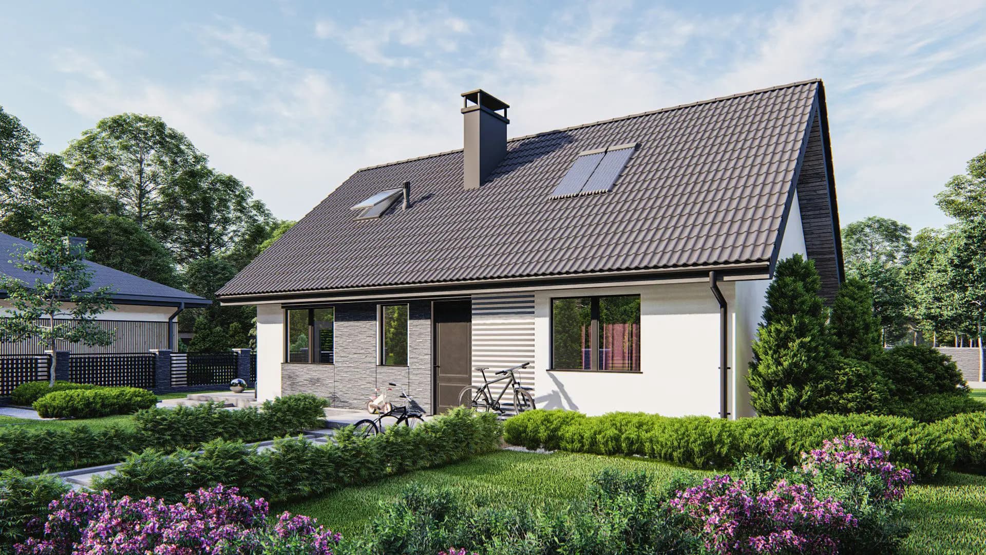 Nowoczesny FDPL-Z255 D a 40 sd - widok z przodu