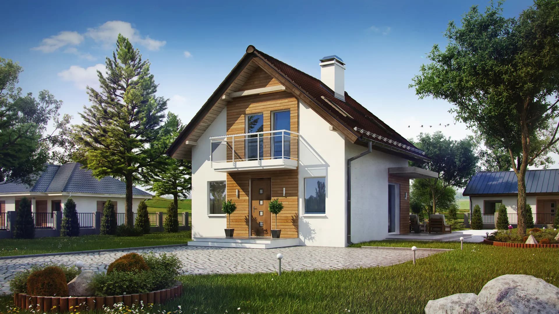 Nowoczesny FDPL-Z264 D - widok z przodu