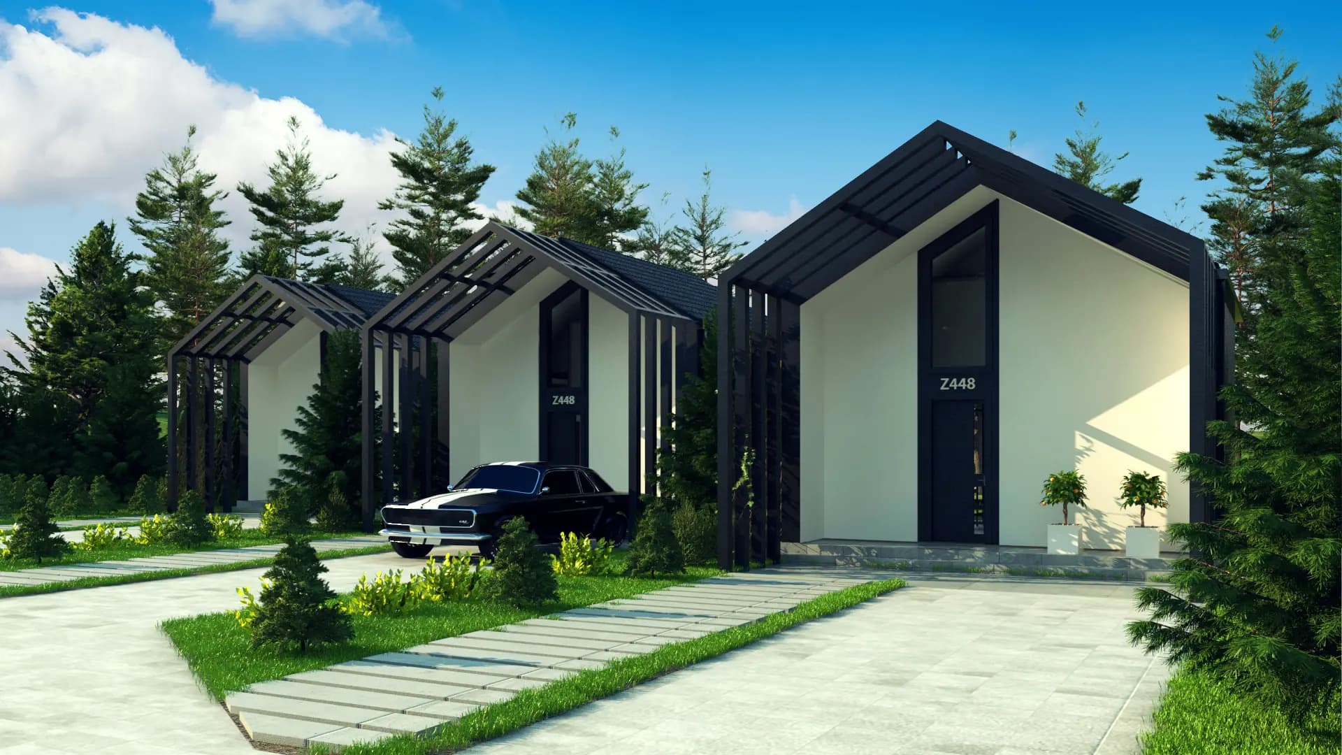 Nowoczesny FDPL-Z448 - widok z boku