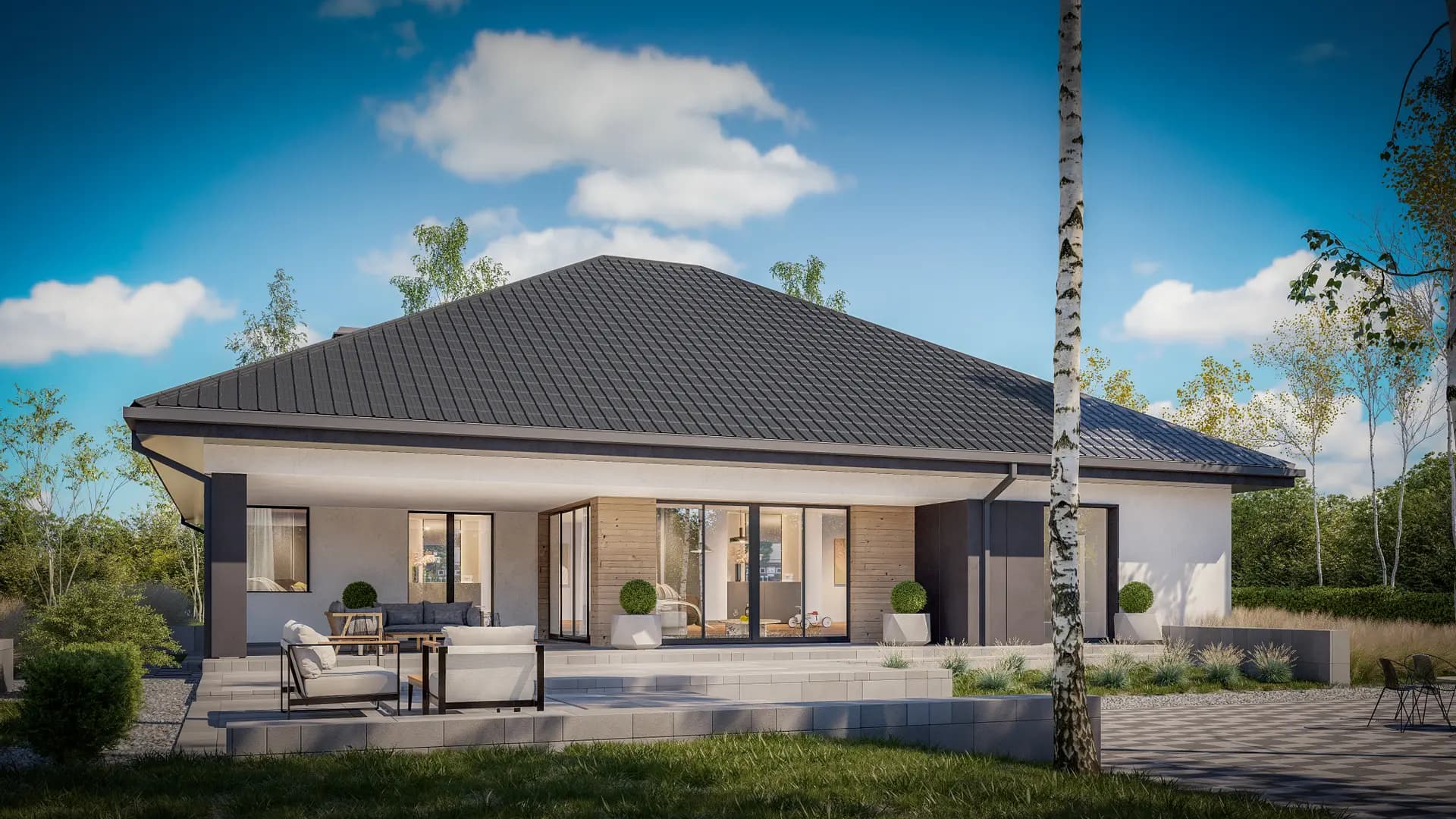 Nowoczesny FDPL-Z412 30+ - widok z przodu