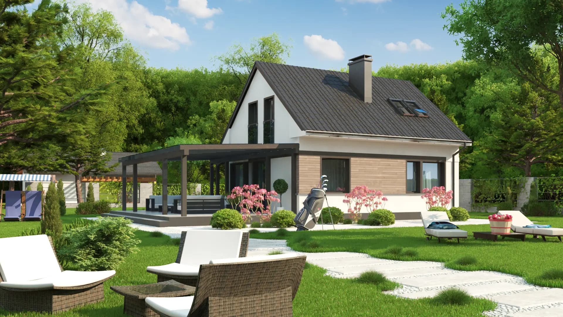 Nowoczesny FDPL-Z211 v2 tz - widok z boku