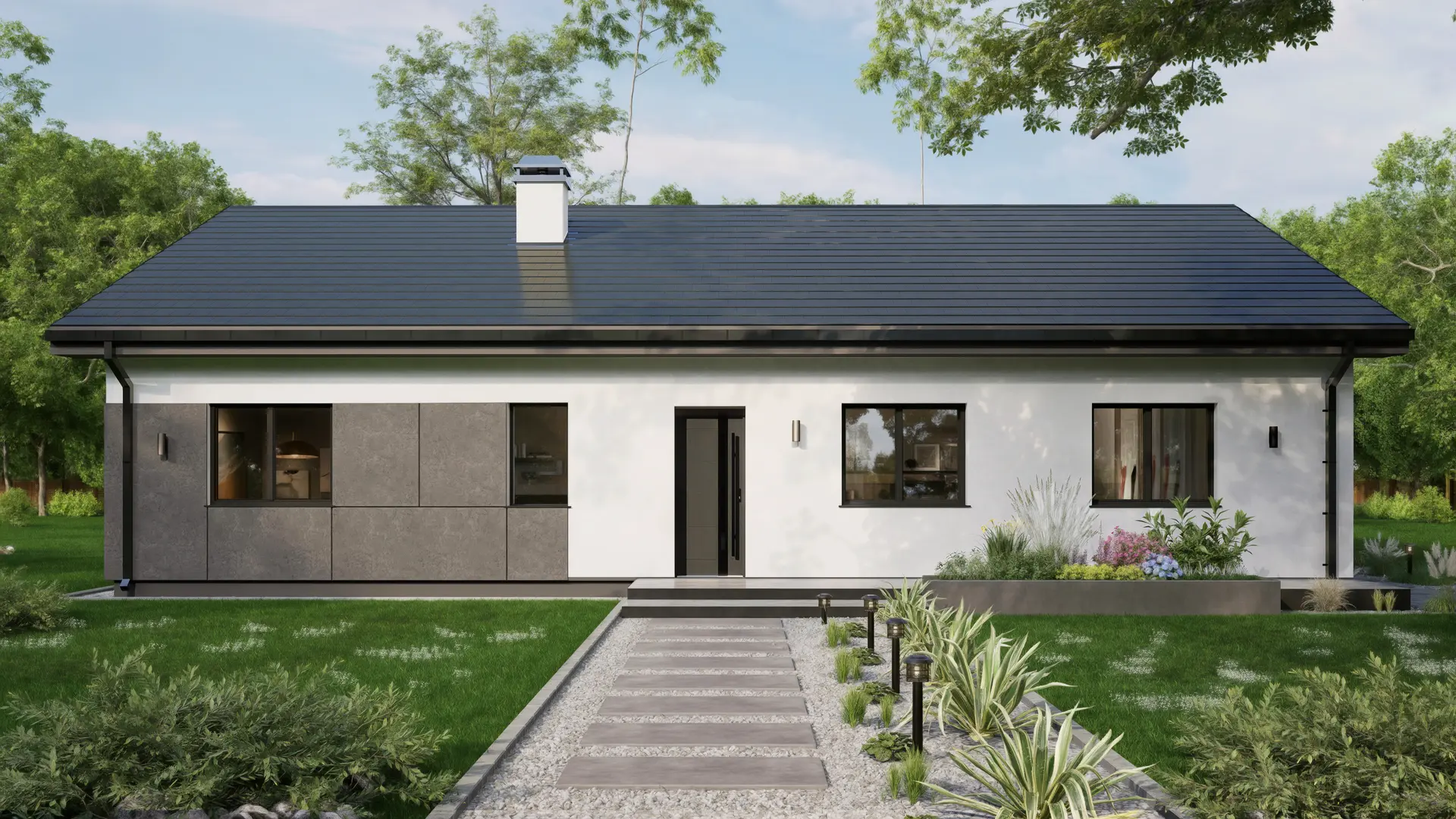 Nowoczesny FDPL-Z349 b - widok z boku