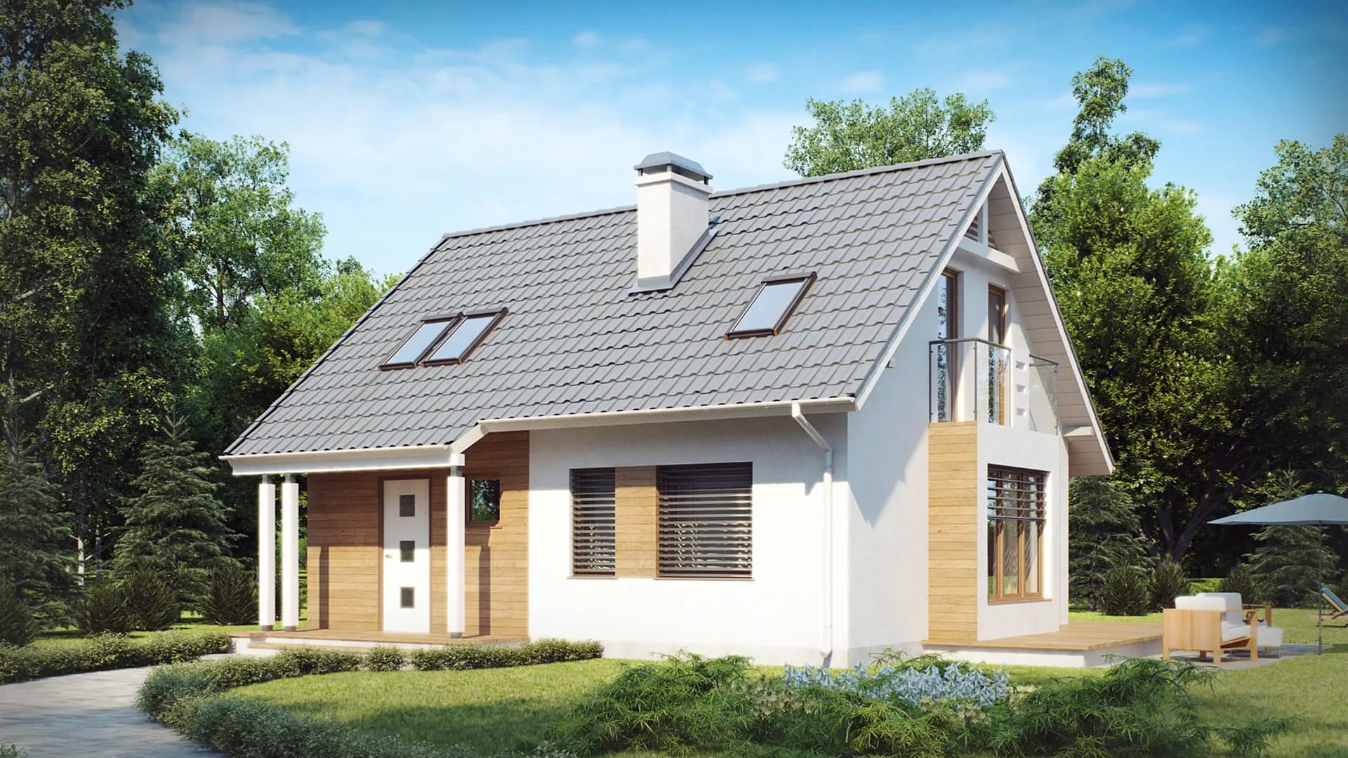 Nowoczesny FDPL-Z101 - widok z boku