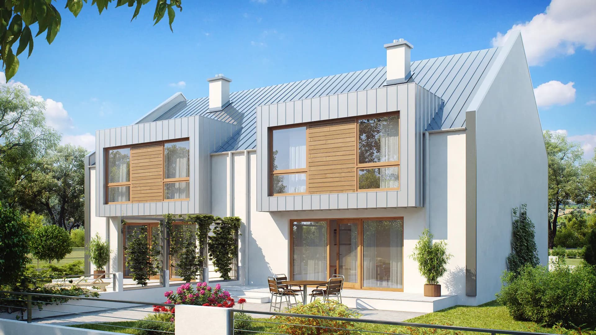 Nowoczesny FDPL-Zb5 duo - widok z boku