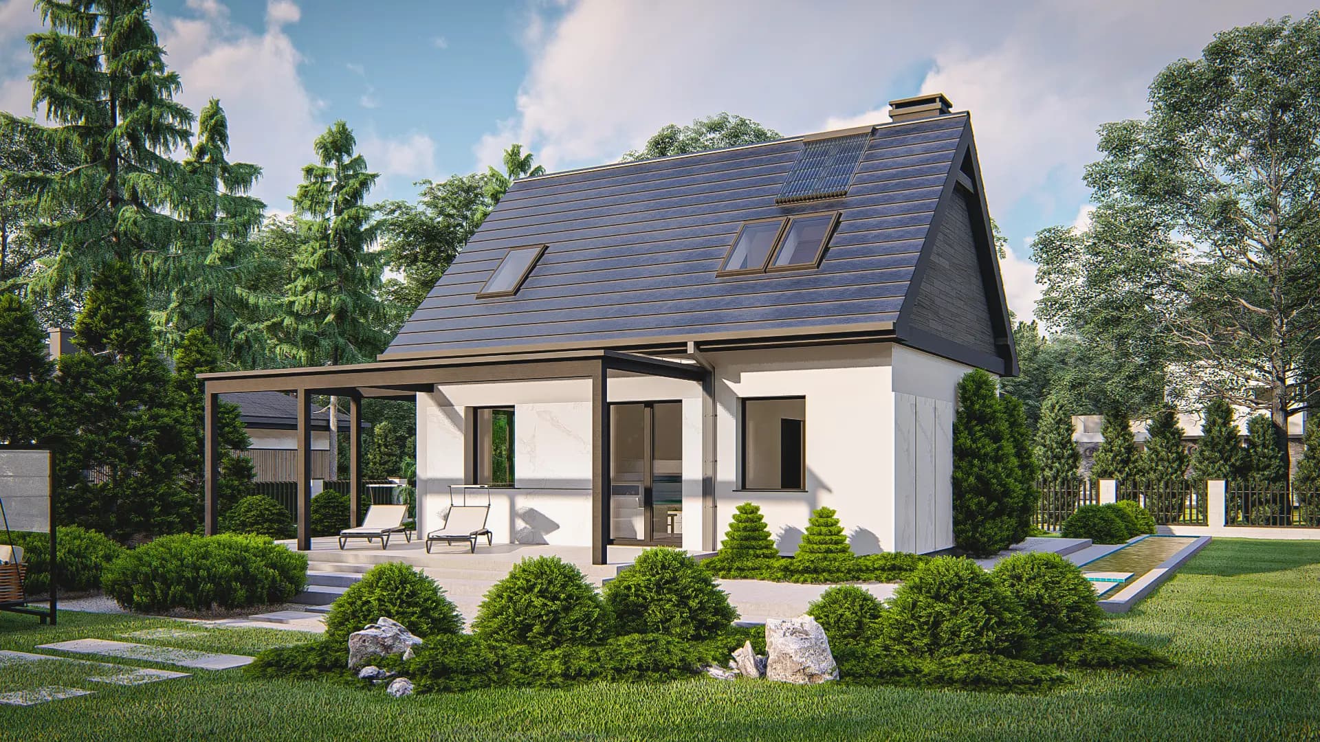 Nowoczesny FDPL-Z39 D - widok z przodu