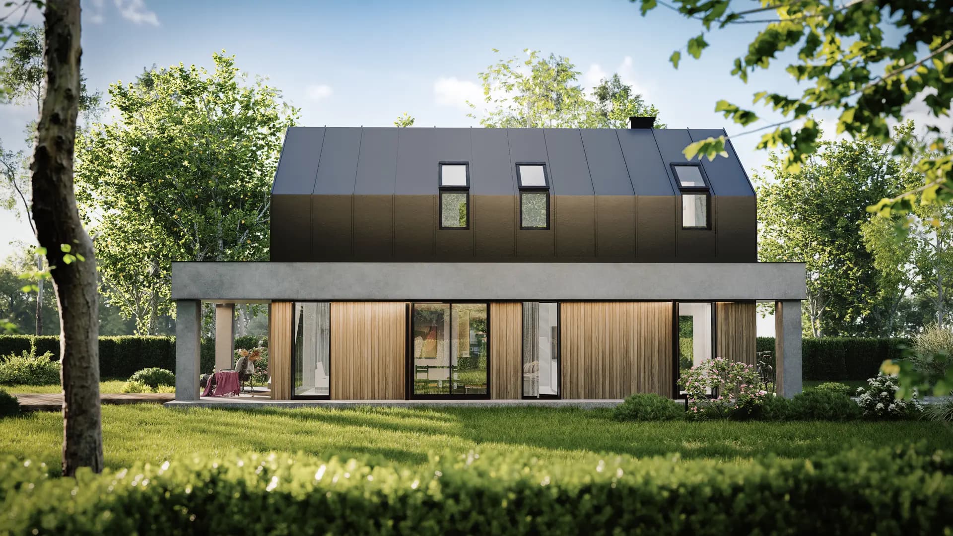 Nowoczesny FDPL-Z431 - widok z boku