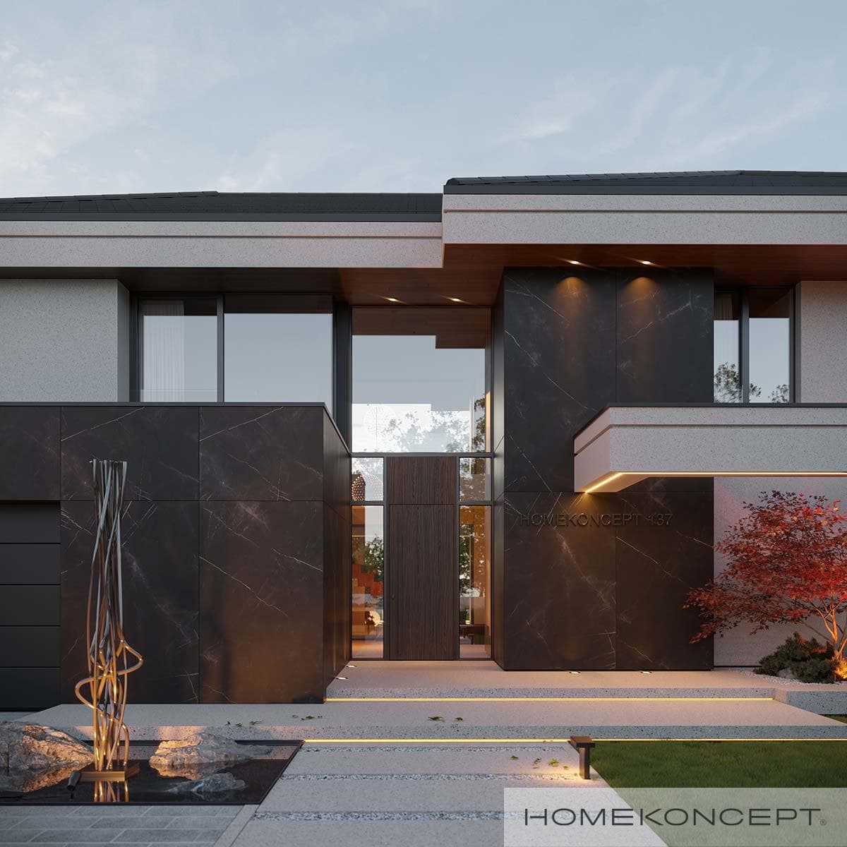 Nowoczesny H137 - widok z boku