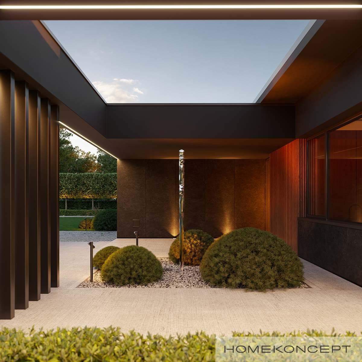 Nowoczesny H168 - widok z boku