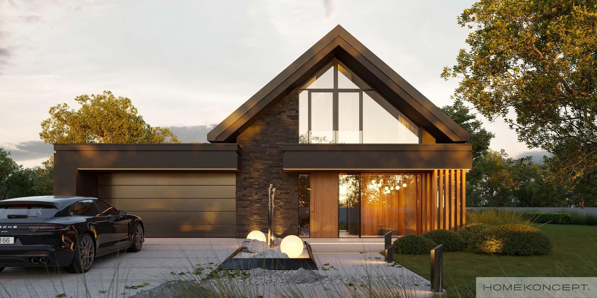 Nowoczesny H166 G2 - widok z przodu