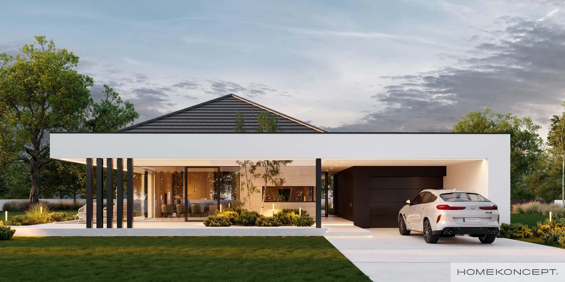 Nowoczesny HK145 - widok z boku