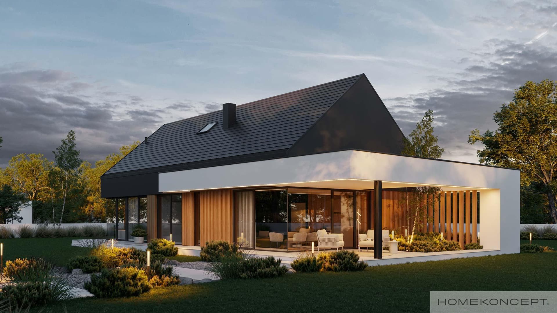 Nowoczesny HK144 - widok z boku