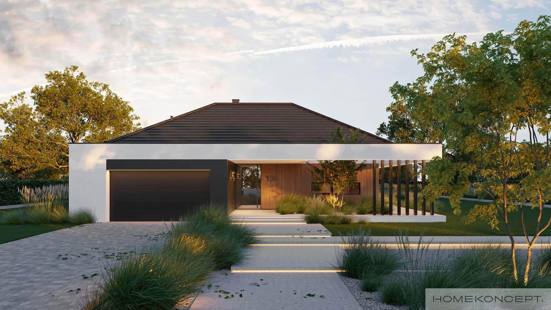 Nowoczesny HK138 - widok z boku