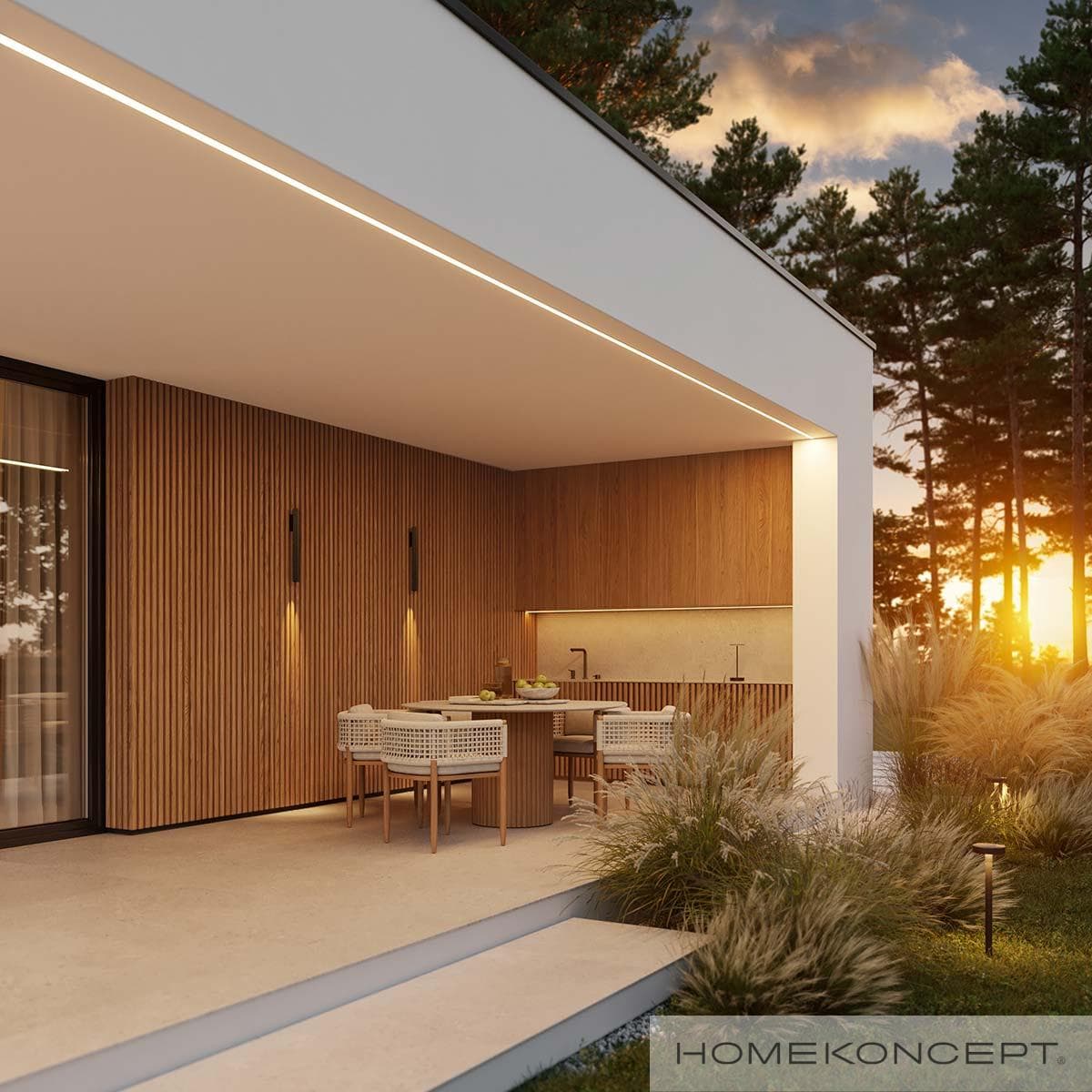 Nowoczesny H131 - widok z boku