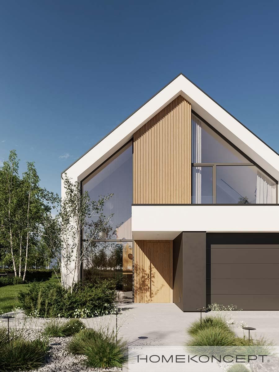 Nowoczesny Homekoncept 130 01 - widok z boku