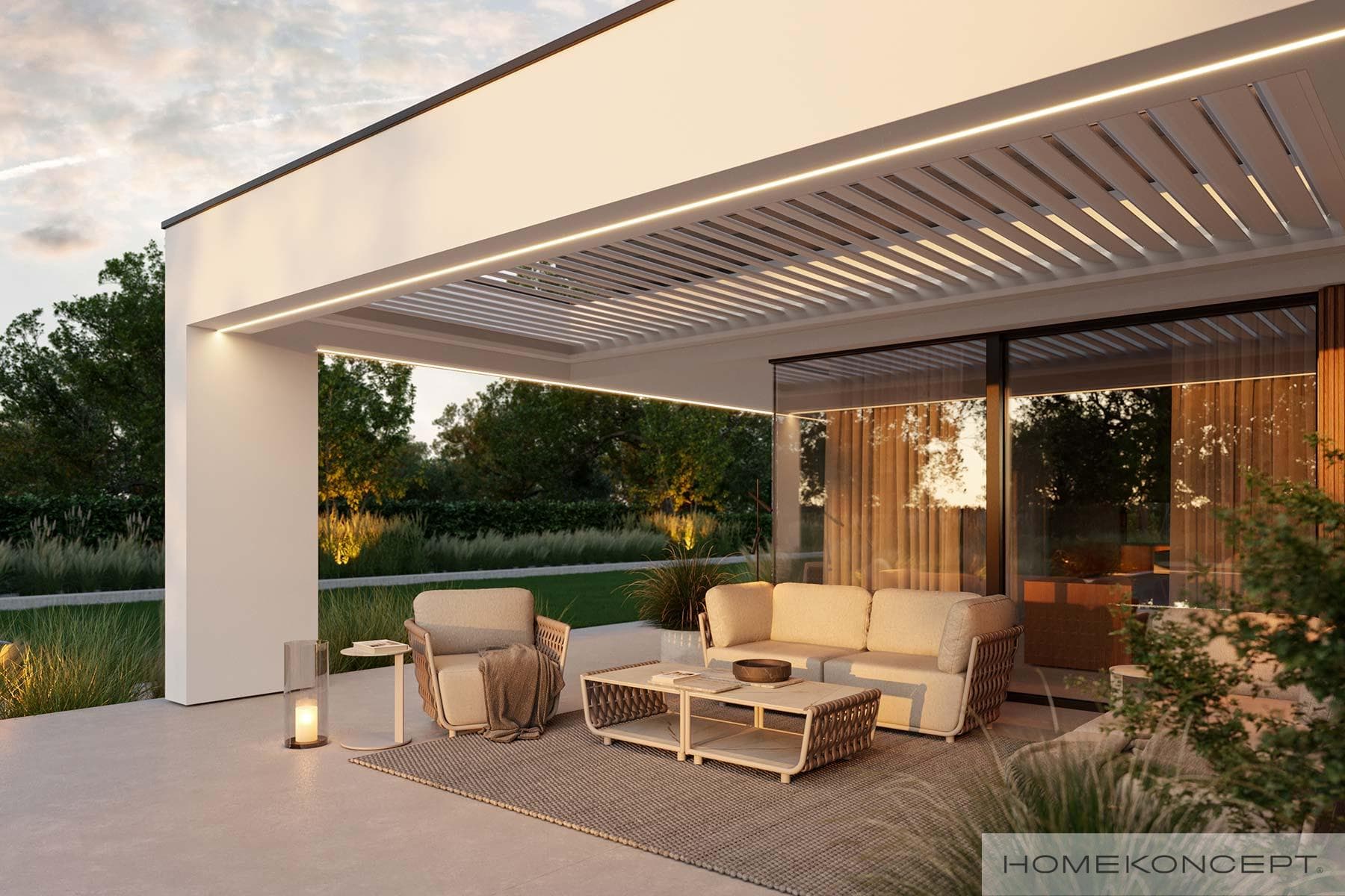 Nowoczesny H126 - widok z boku