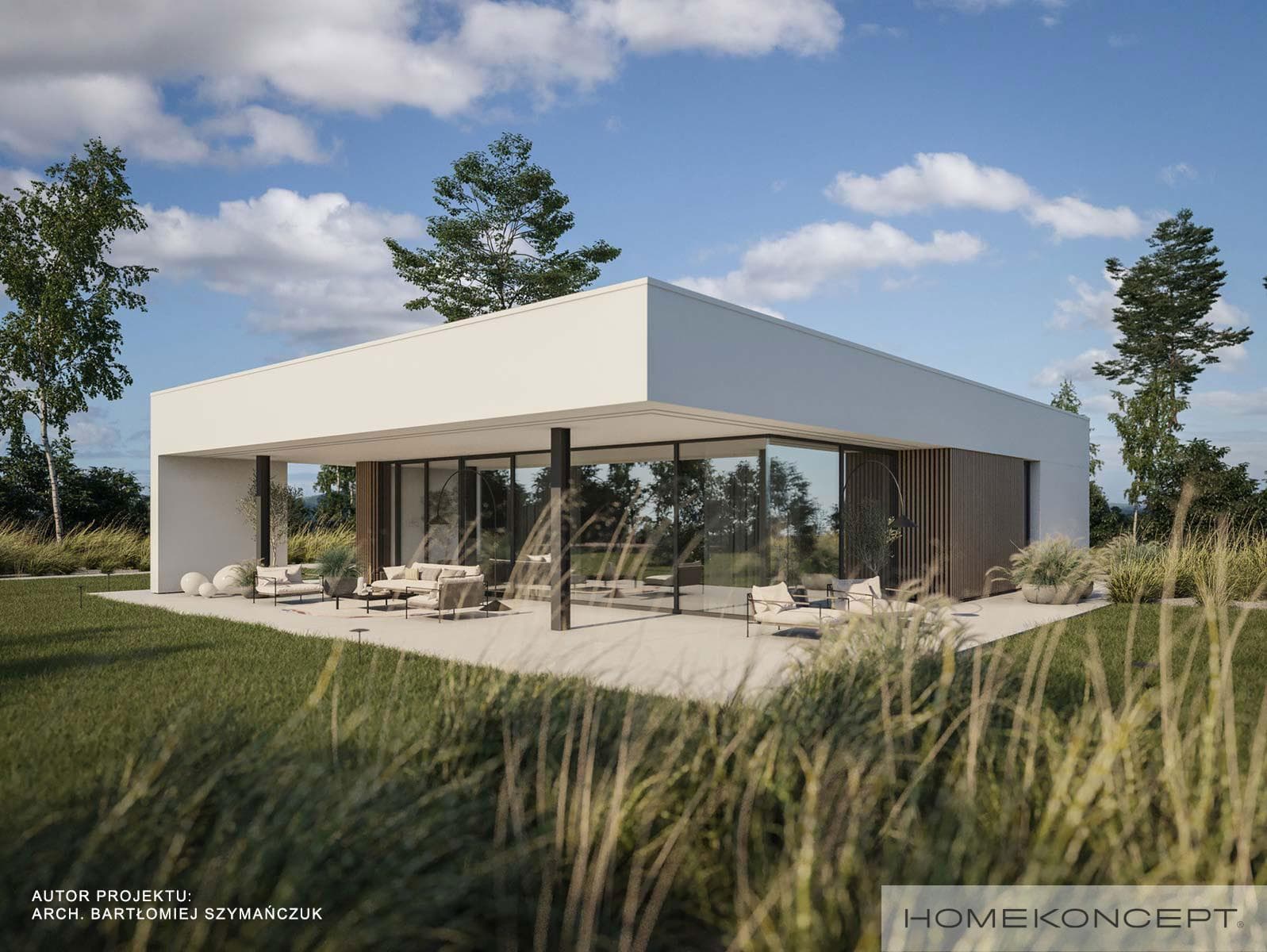 Nowoczesny H122 G1 - widok z boku