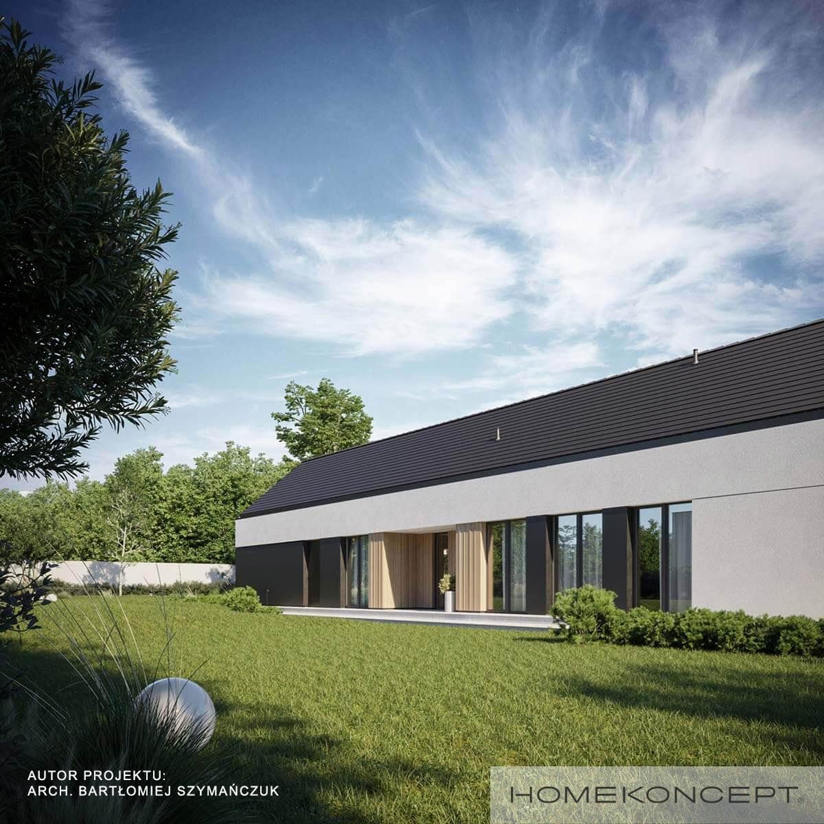 Nowoczesny Homekoncept 121 - widok z boku
