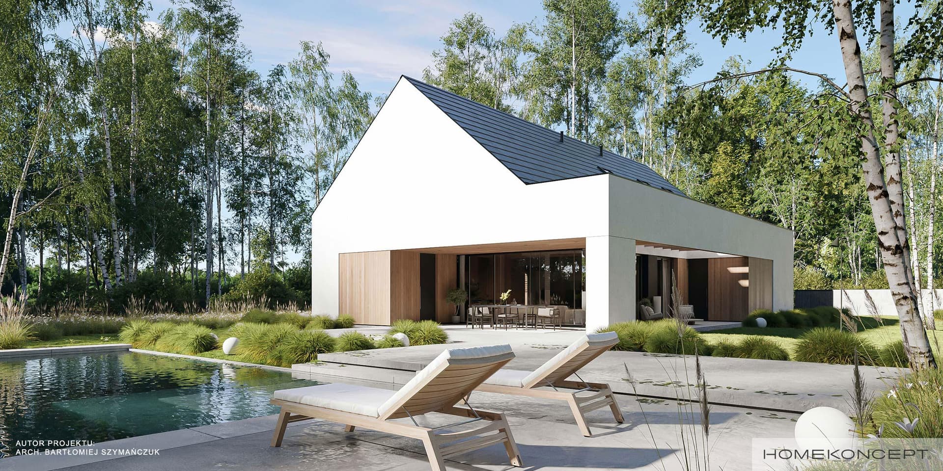 Nowoczesny Homekoncept 119 G2 - widok z przodu