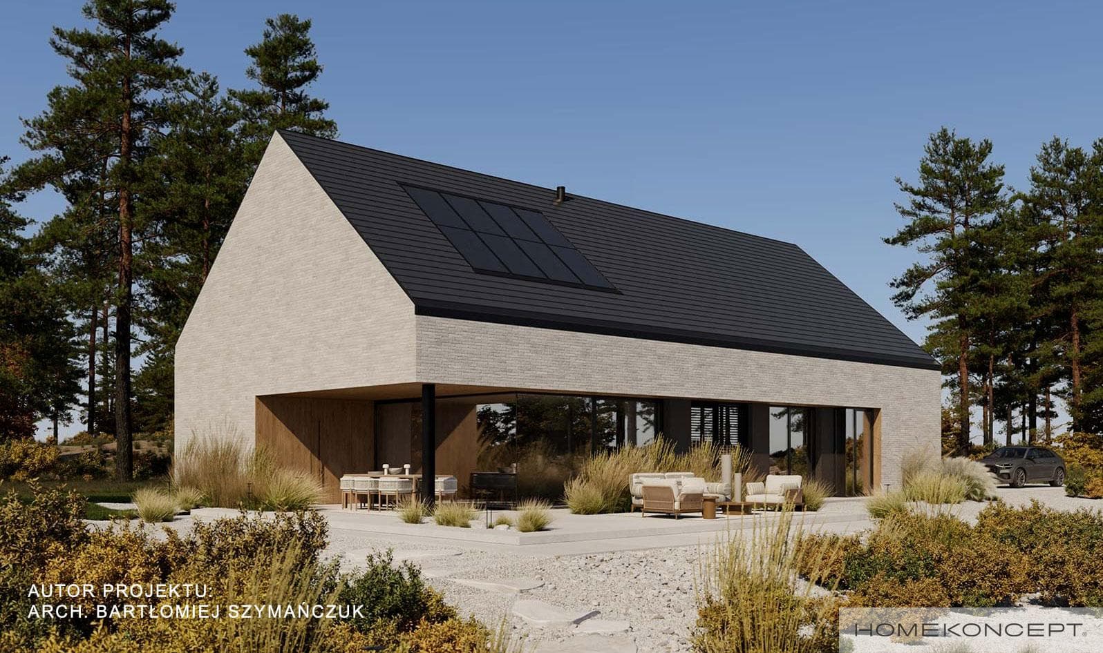 Nowoczesny HK119 - widok z boku