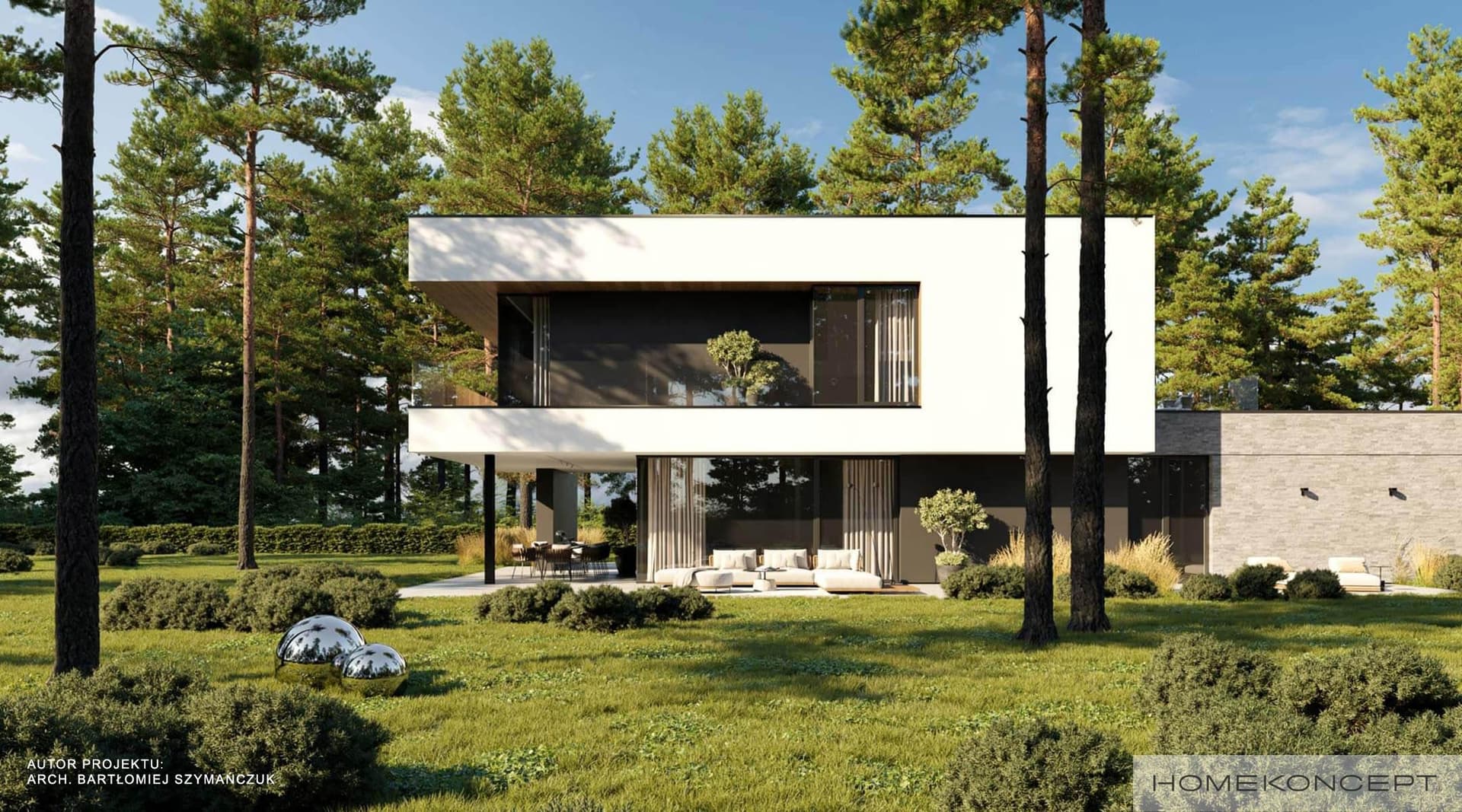Nowoczesny Homekoncept 113 02 - widok z przodu