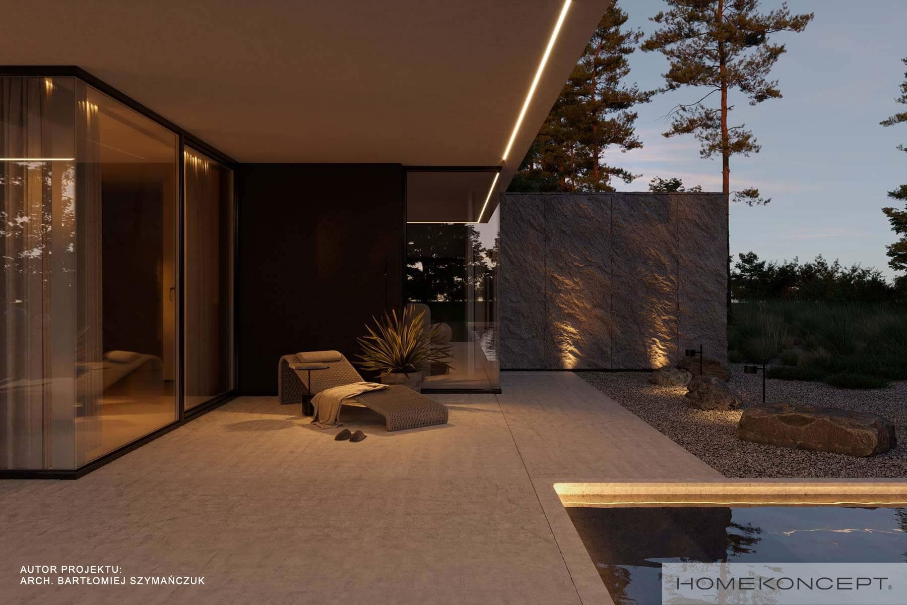 Nowoczesny HK112 G2 02 - widok z boku