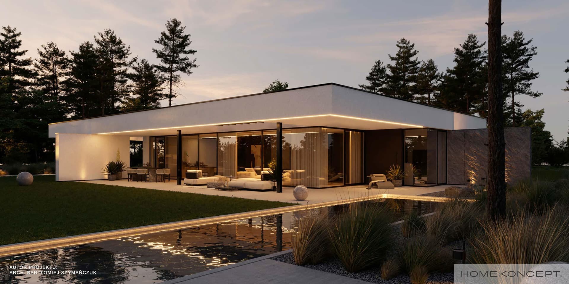 Nowoczesny H112 - widok z przodu