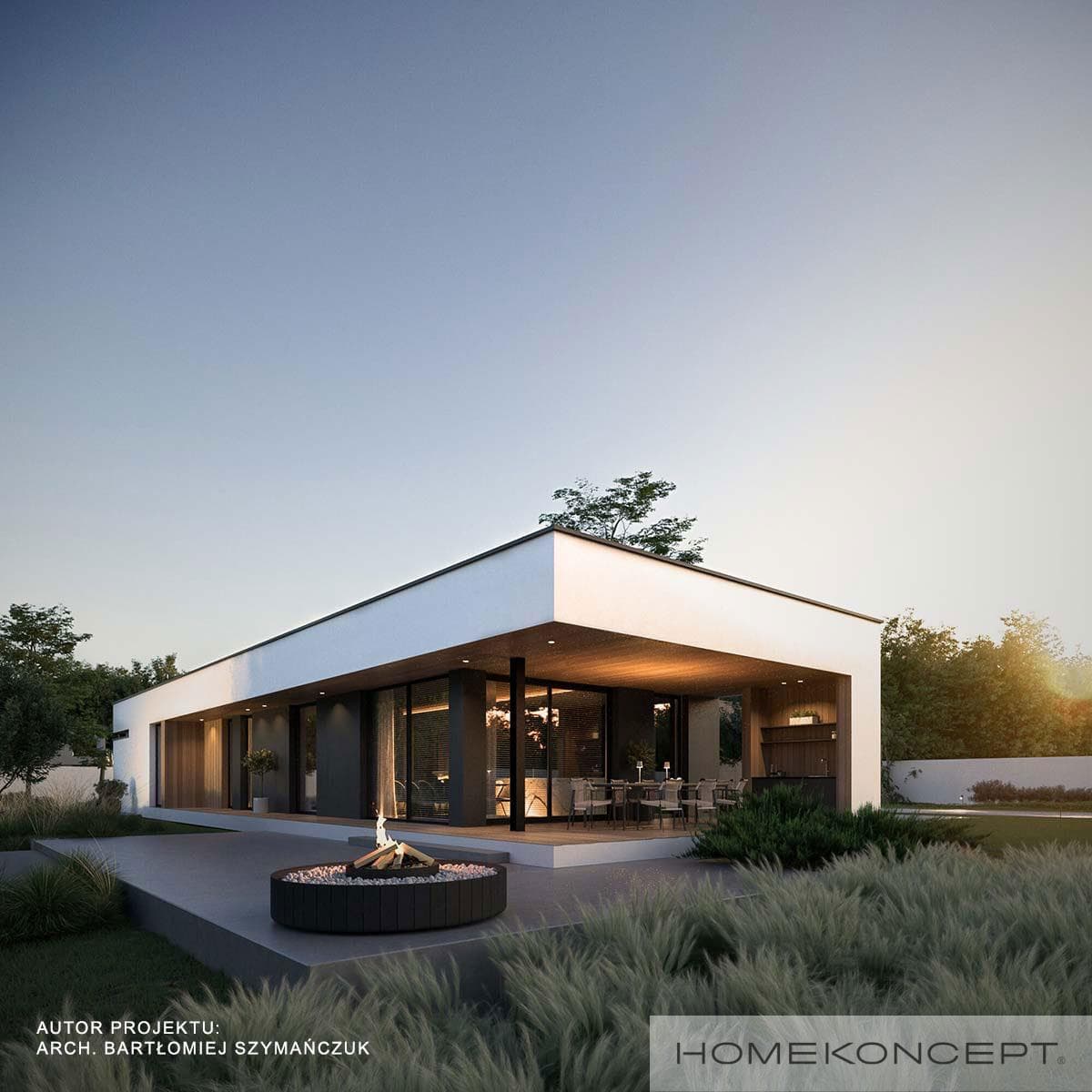 Nowoczesny H106 - widok z boku