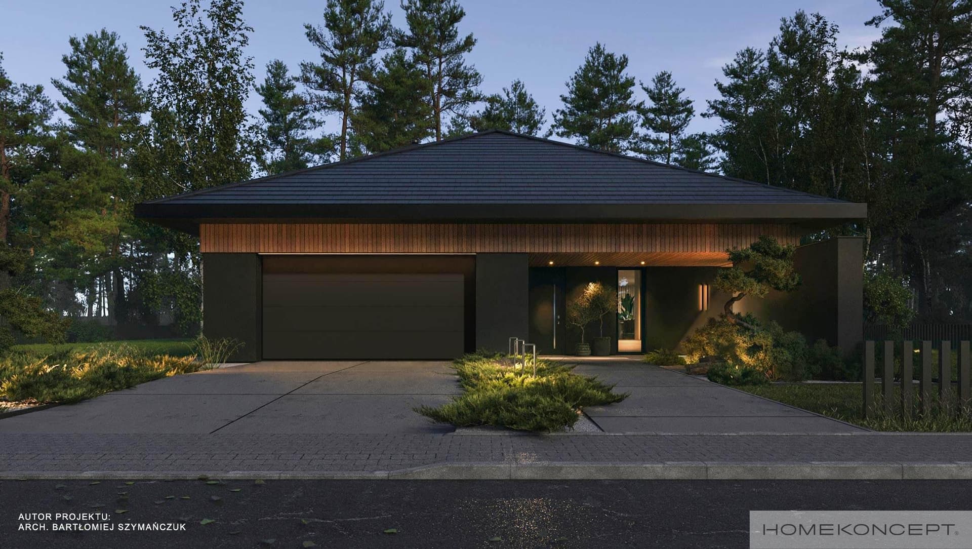 Nowoczesny HK104 - widok z boku