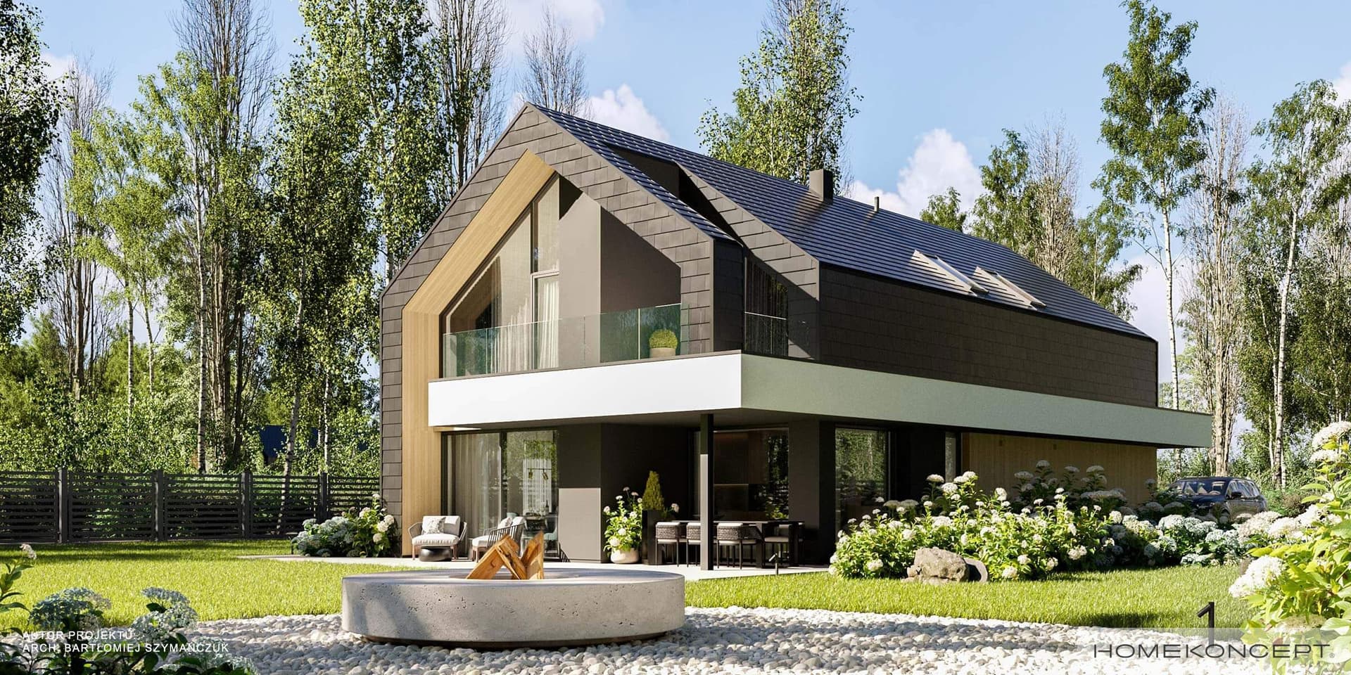 Nowoczesny Homekoncept 102 - widok z przodu