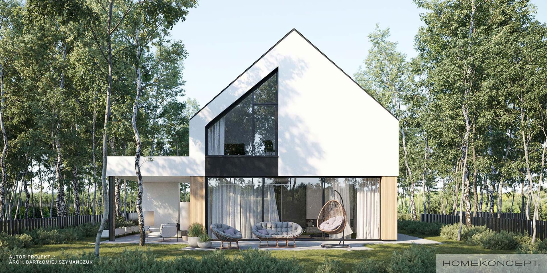 Nowoczesny Homekoncept 101 01 - widok z przodu