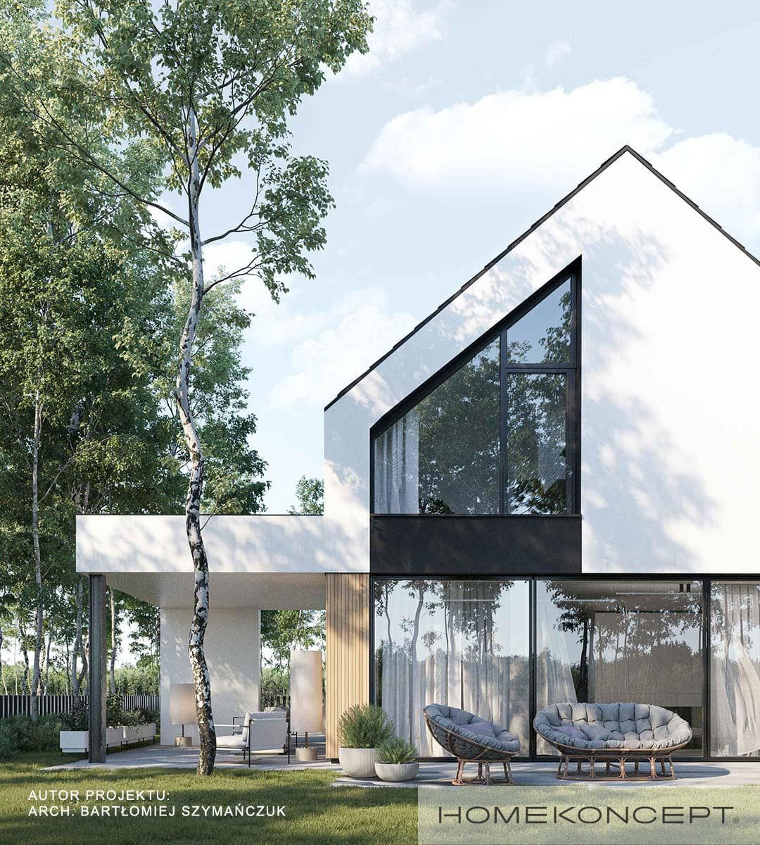 Nowoczesny Homekoncept 101 01 - widok z boku