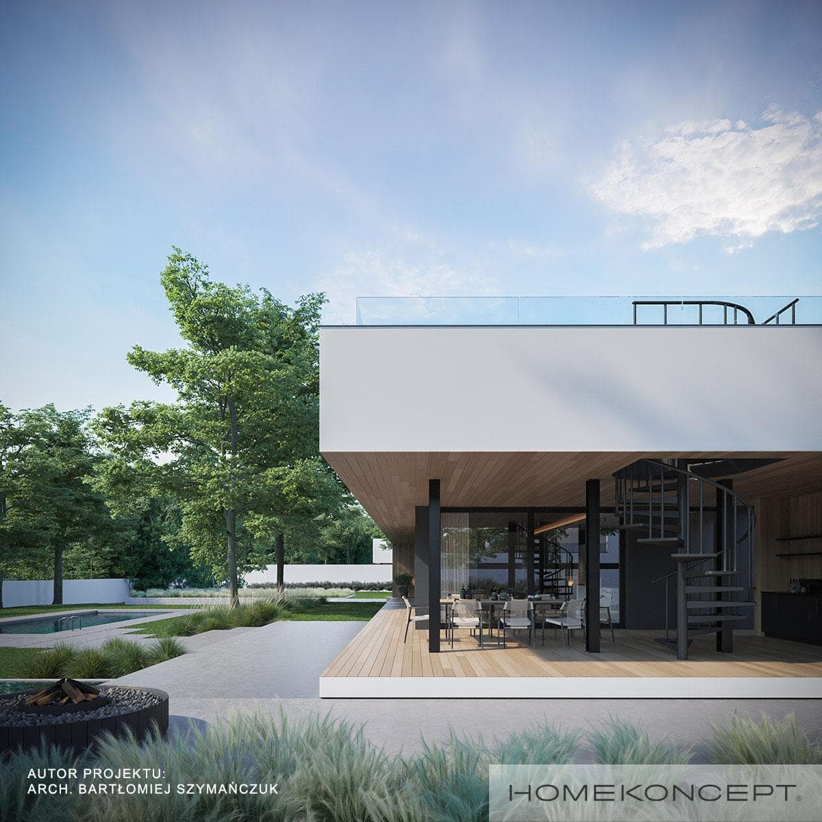 Nowoczesny HK88 - widok z boku