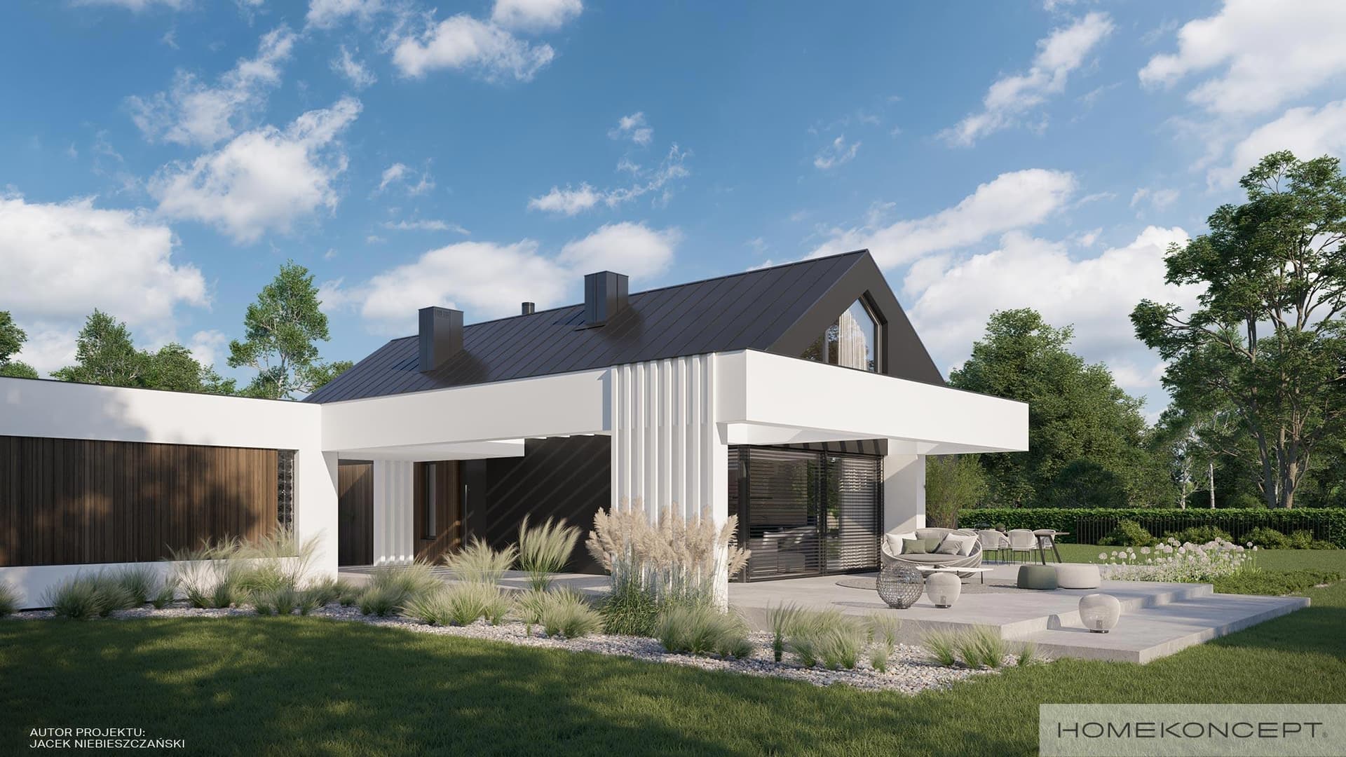 Nowoczesny Homekoncept 81 G2 - widok z przodu