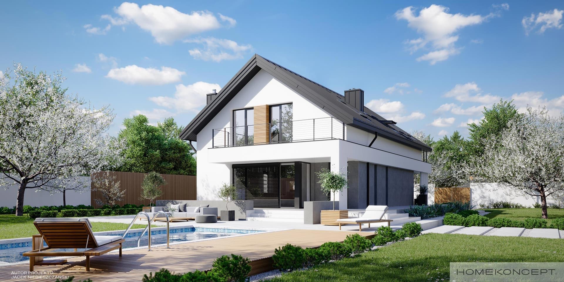 Nowoczesny Homekoncept 78 - widok z przodu