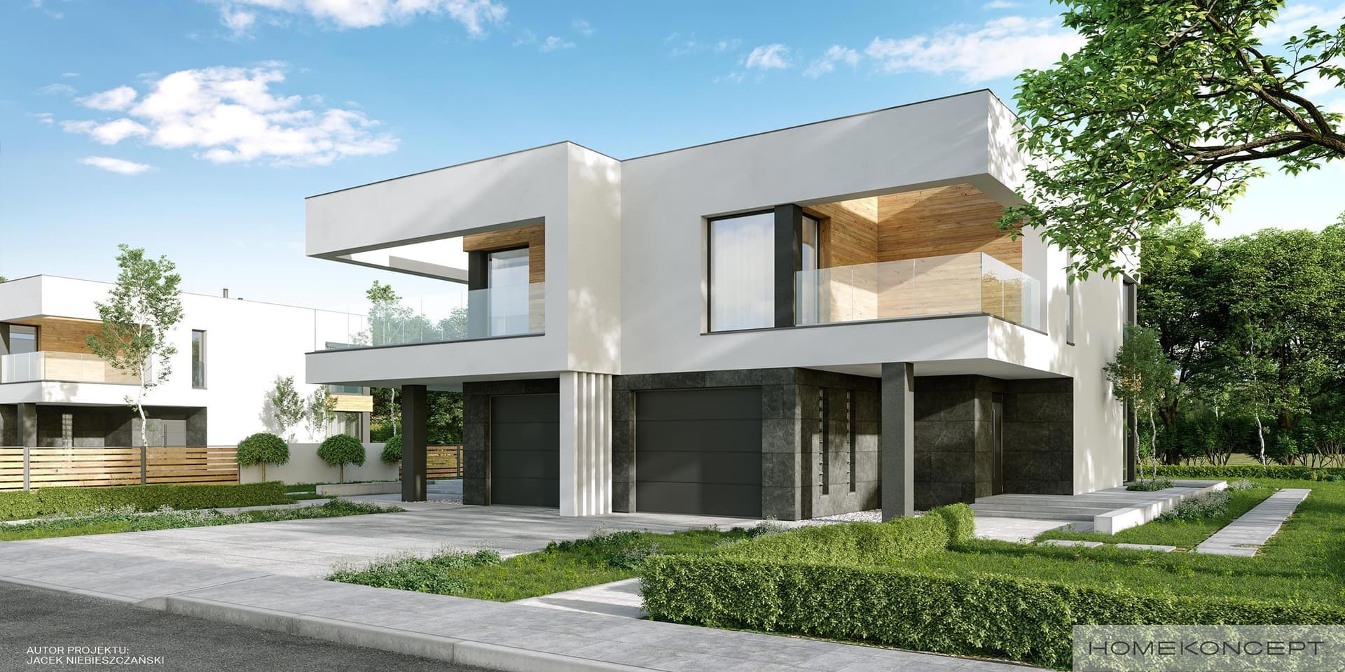 Nowoczesny Homekoncept 75 B - widok z przodu