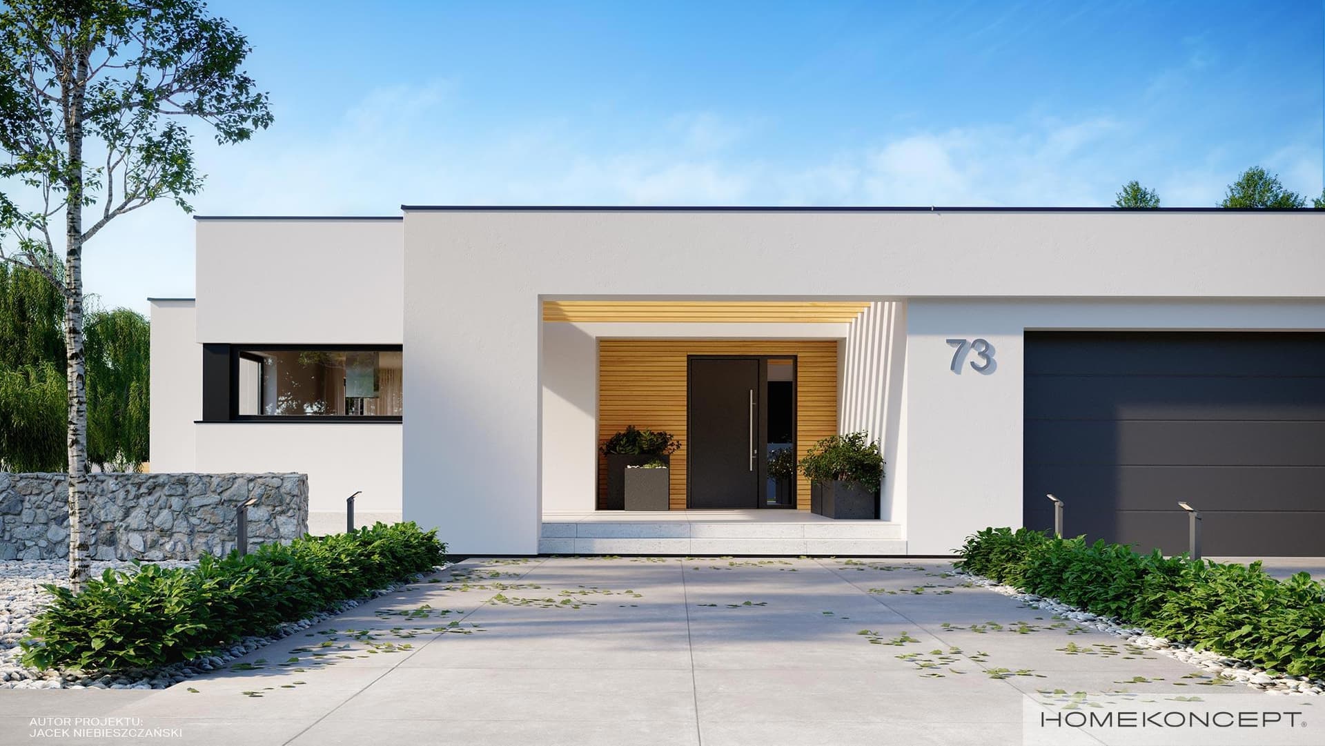 Nowoczesny Homekoncept 73 - widok z przodu