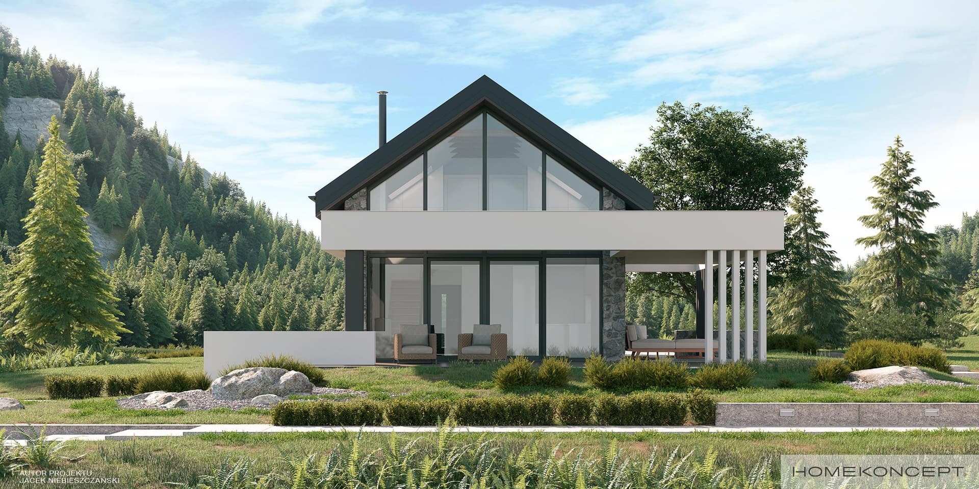 Nowoczesny Homekoncept 65 - widok z przodu