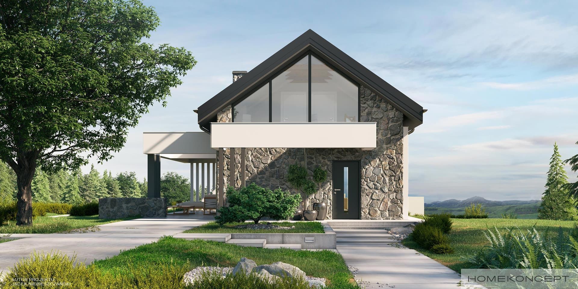 Nowoczesny H65 - widok z boku