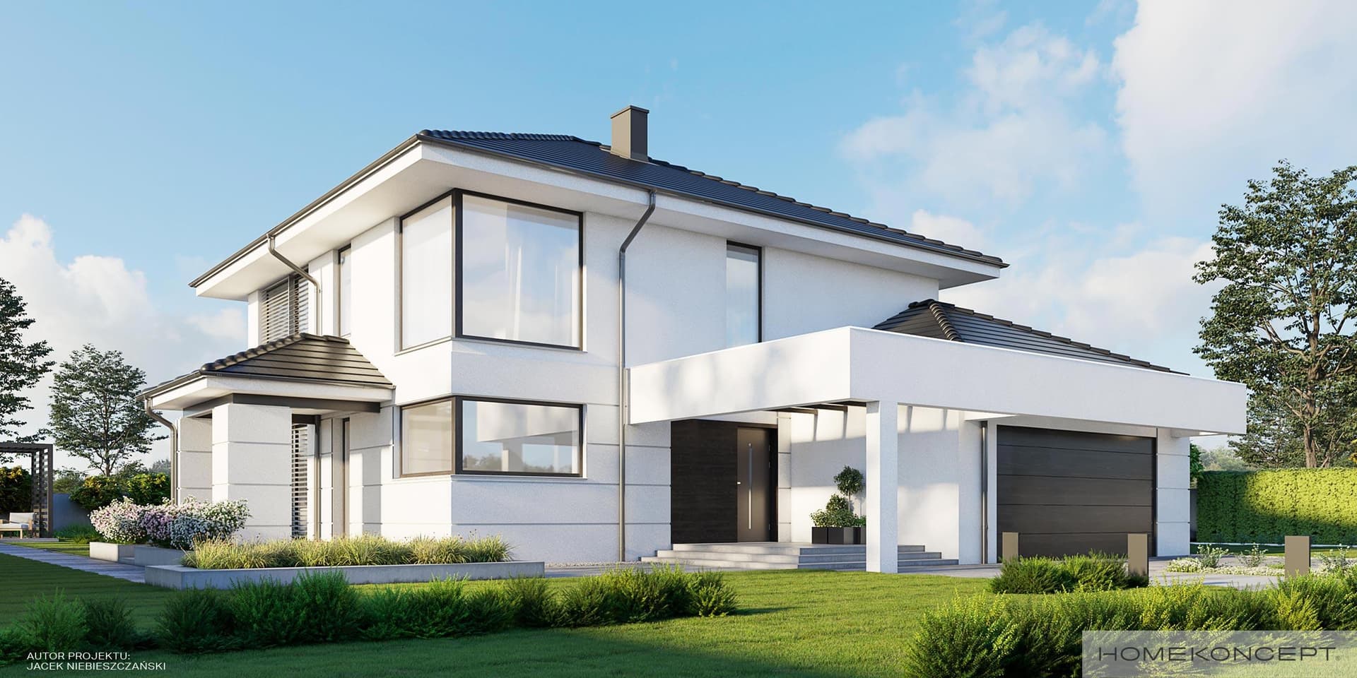 Nowoczesny Homekoncept 64 - widok z przodu