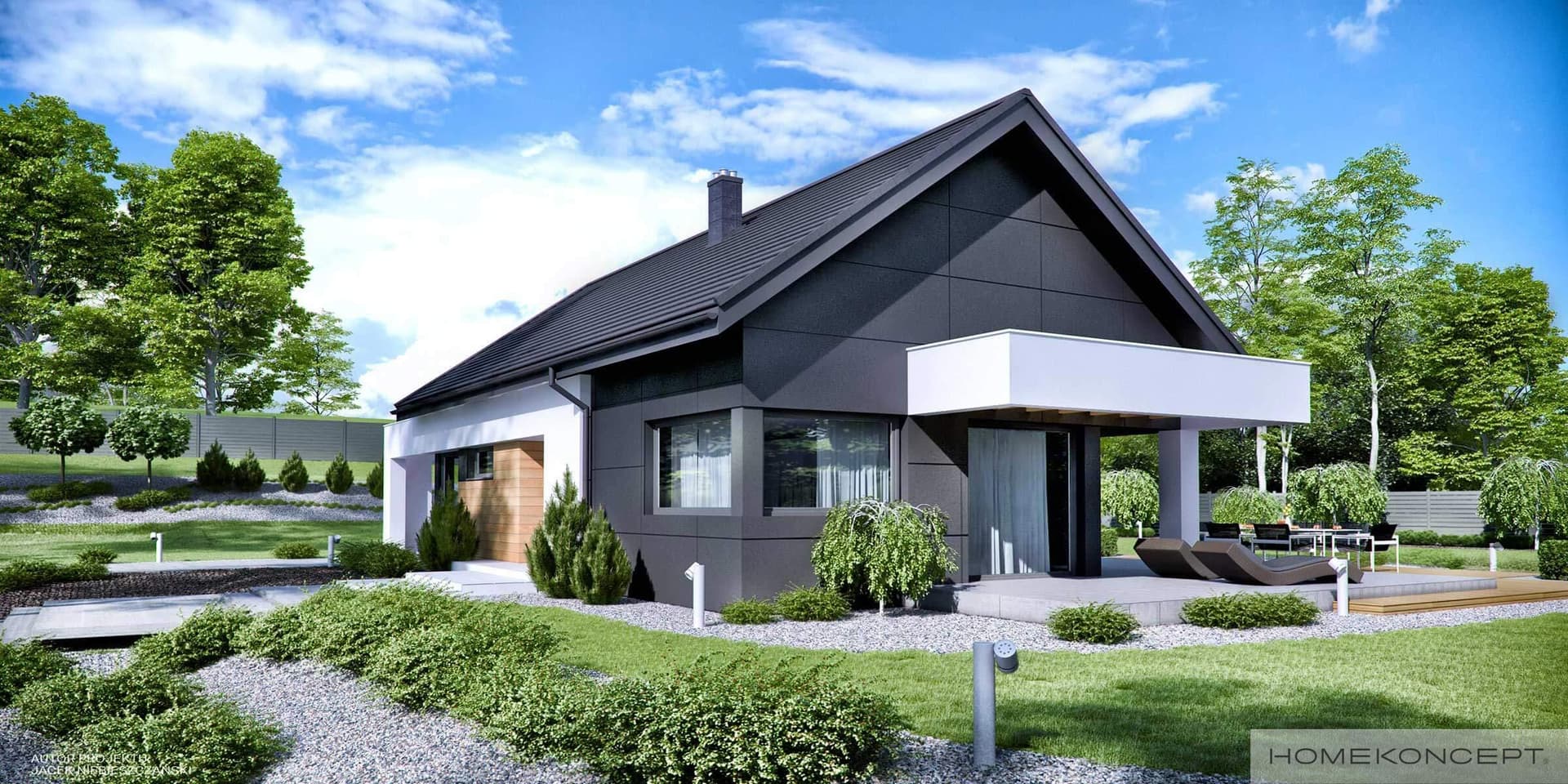 Nowoczesny Homekoncept 44 - widok z przodu